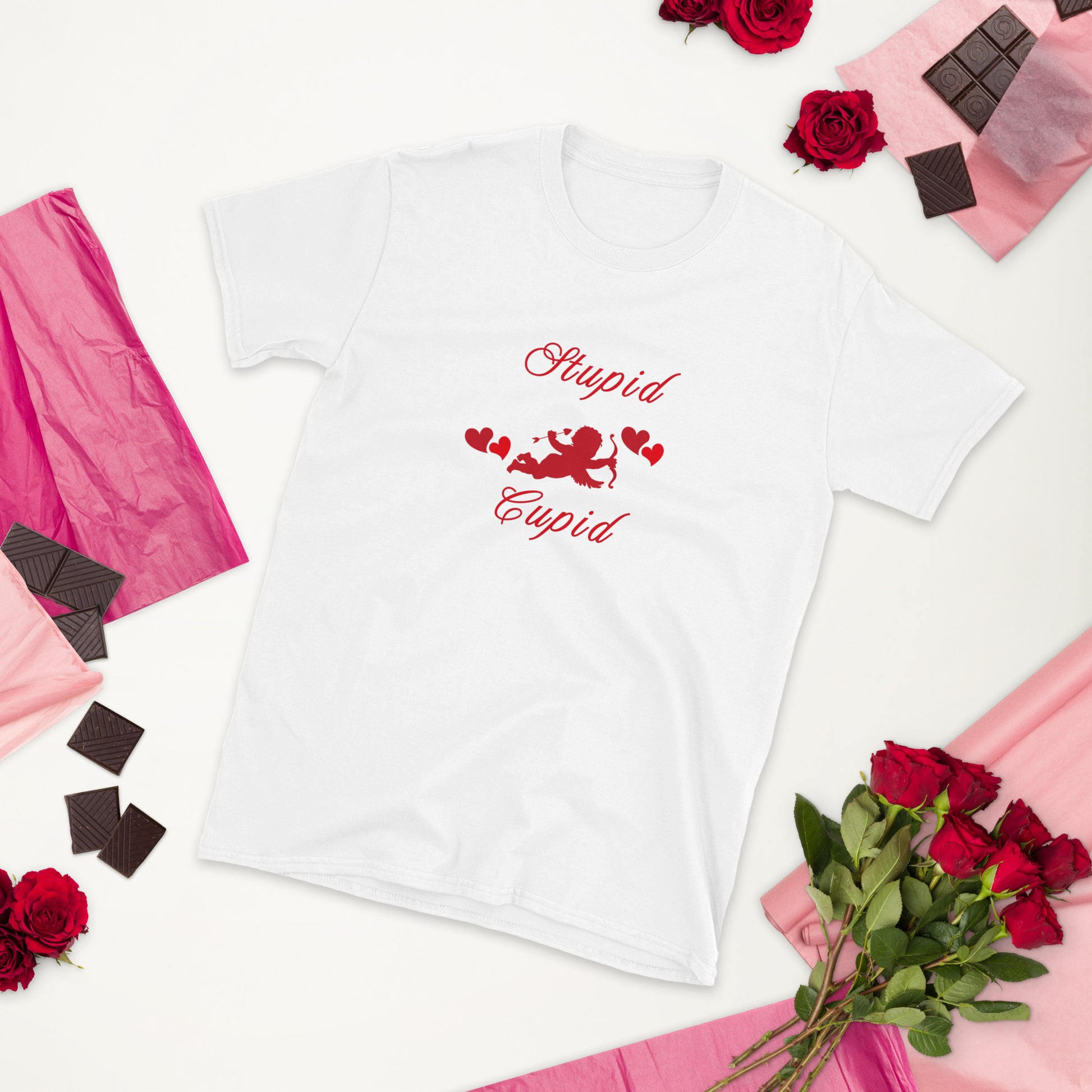 Stupid Cupid Unisex Tee by EraofInk