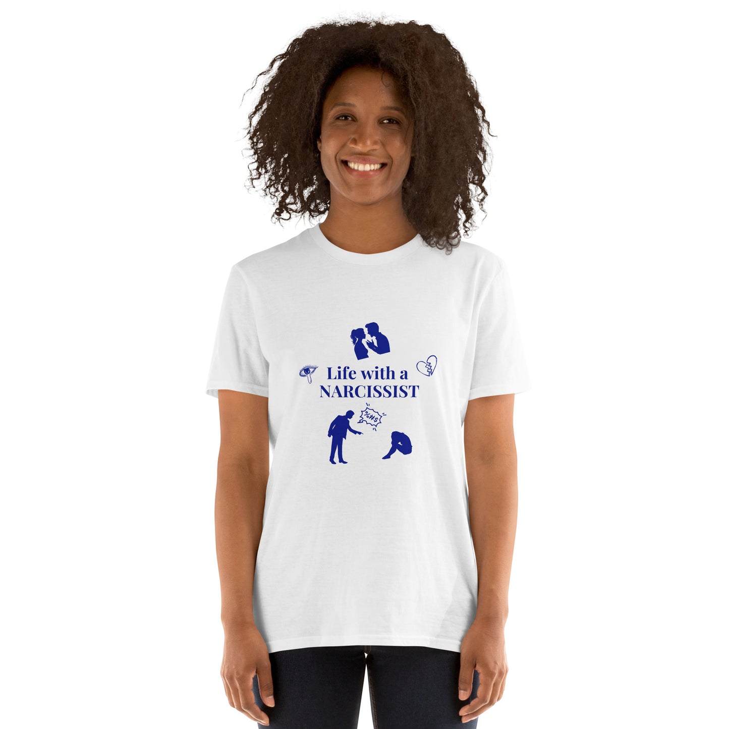 Depiction of Life with a Narcissist Unisex Tee by EraofInk