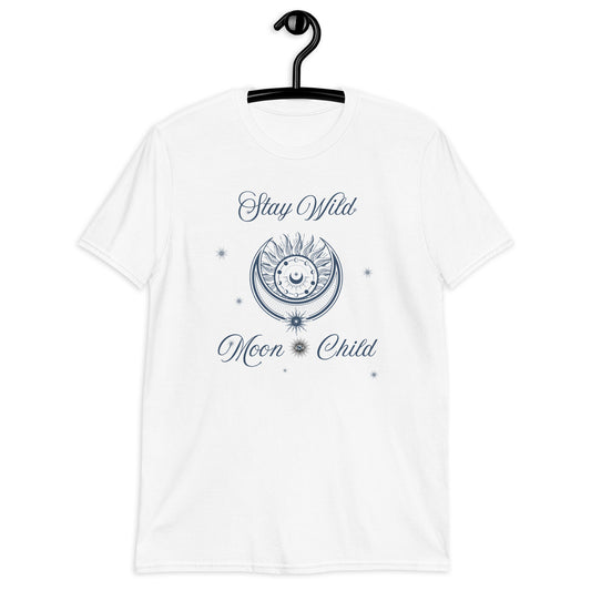 Stay Wild Moon Metaphysical Esoteric Unisex Tee by EraofInk