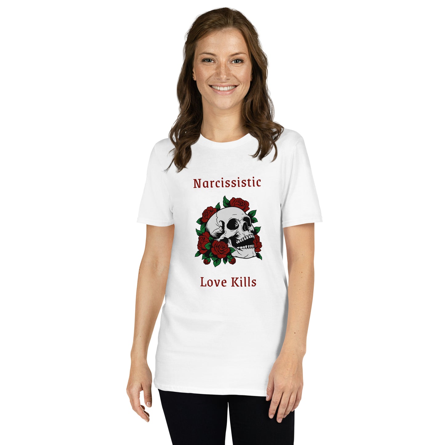 Narcissistic Abuse Awareness Graphic Tee Narcissistic Love Kills Unisex Tee by EraofInk
