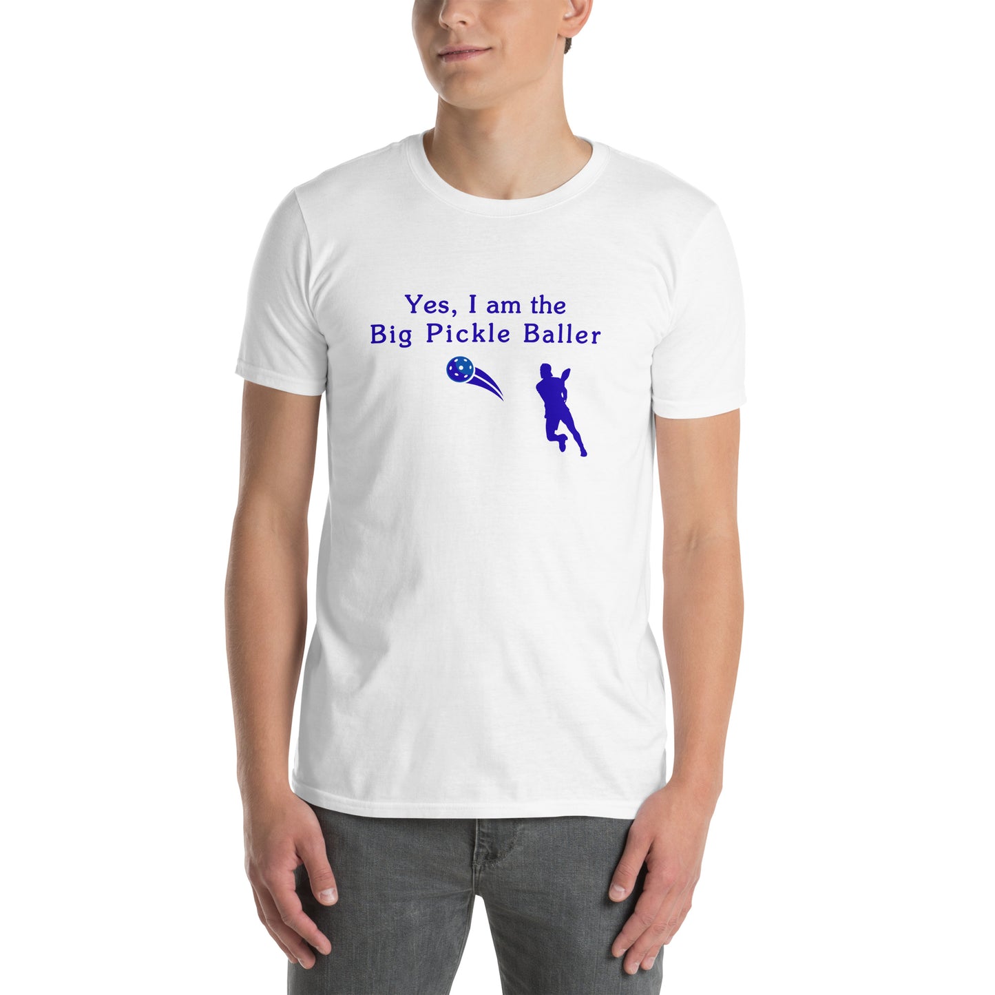 Yes, I am the Big Pickleballer Unisex Tee by EraofInk