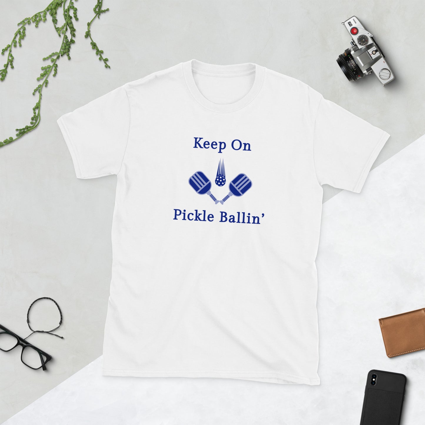Keep On Pickle Ballin' Unisex Tee by EraofInk