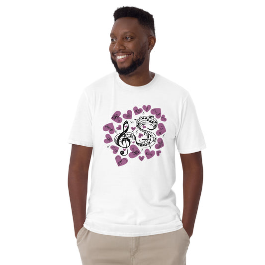Music Is In My Heart Unisex Tee by EraofInk