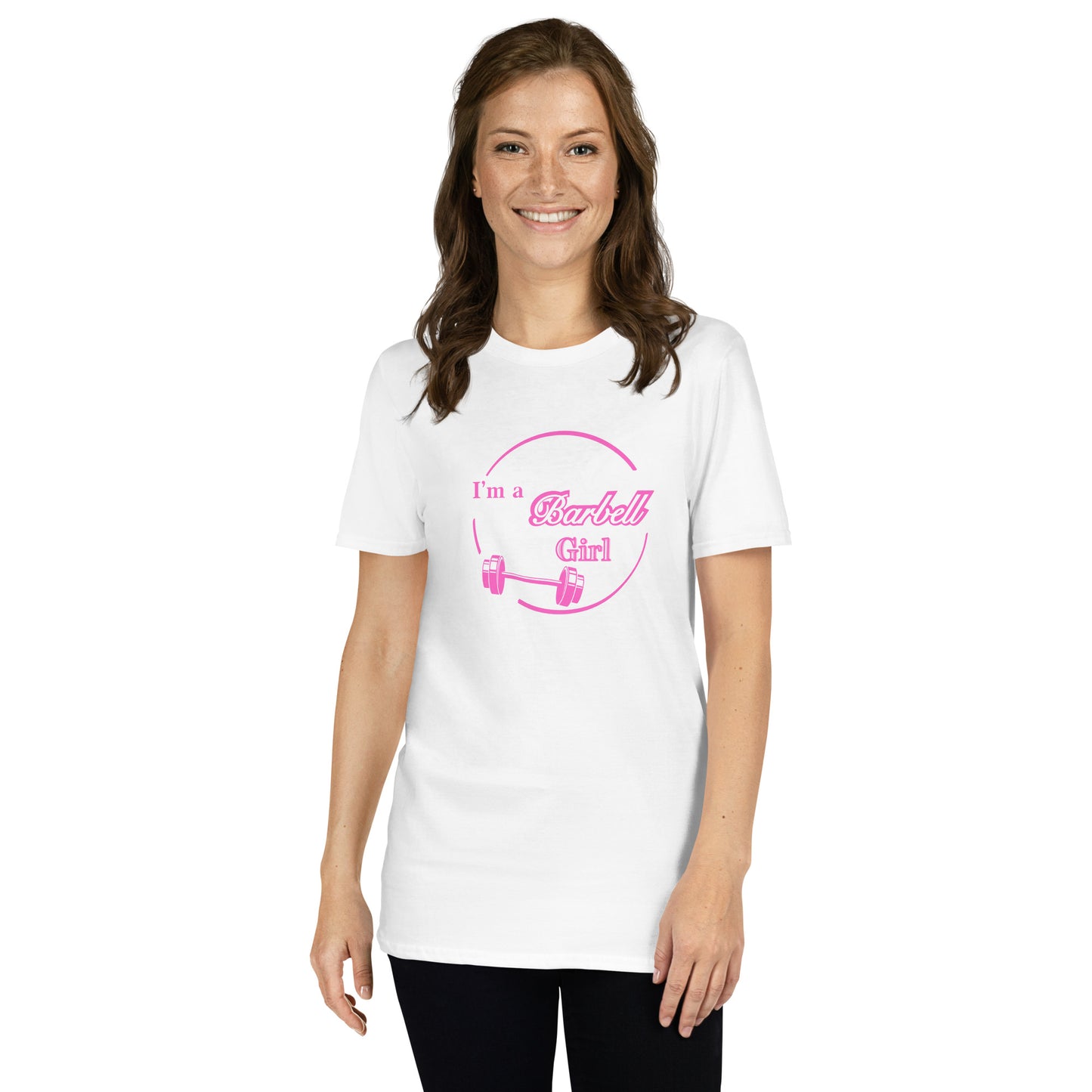 I'm A Barbell Girl Unisex Tee by EraofInk