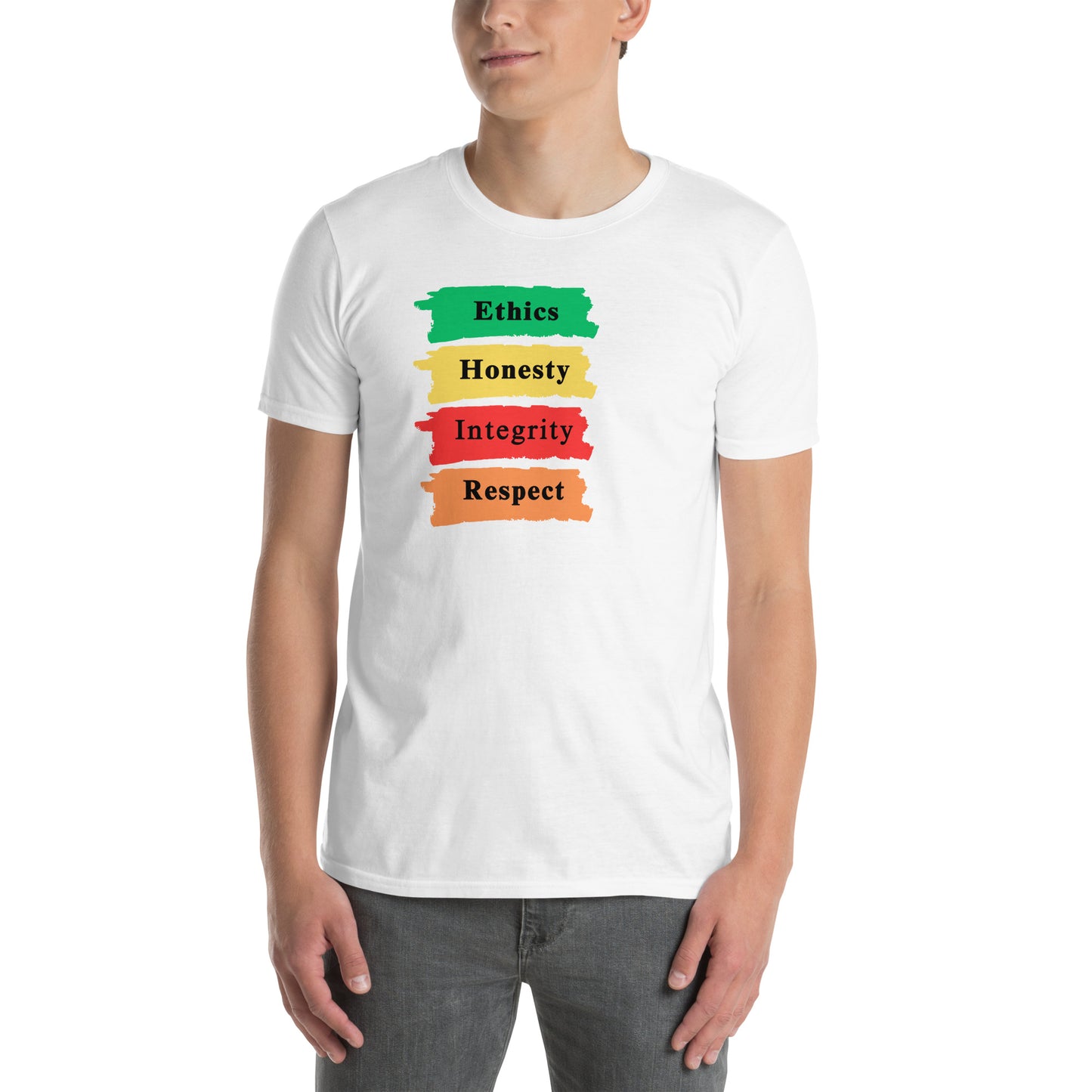 Core Values Ethics Honesty Integrity Respect Unisex Tee by EraofInk