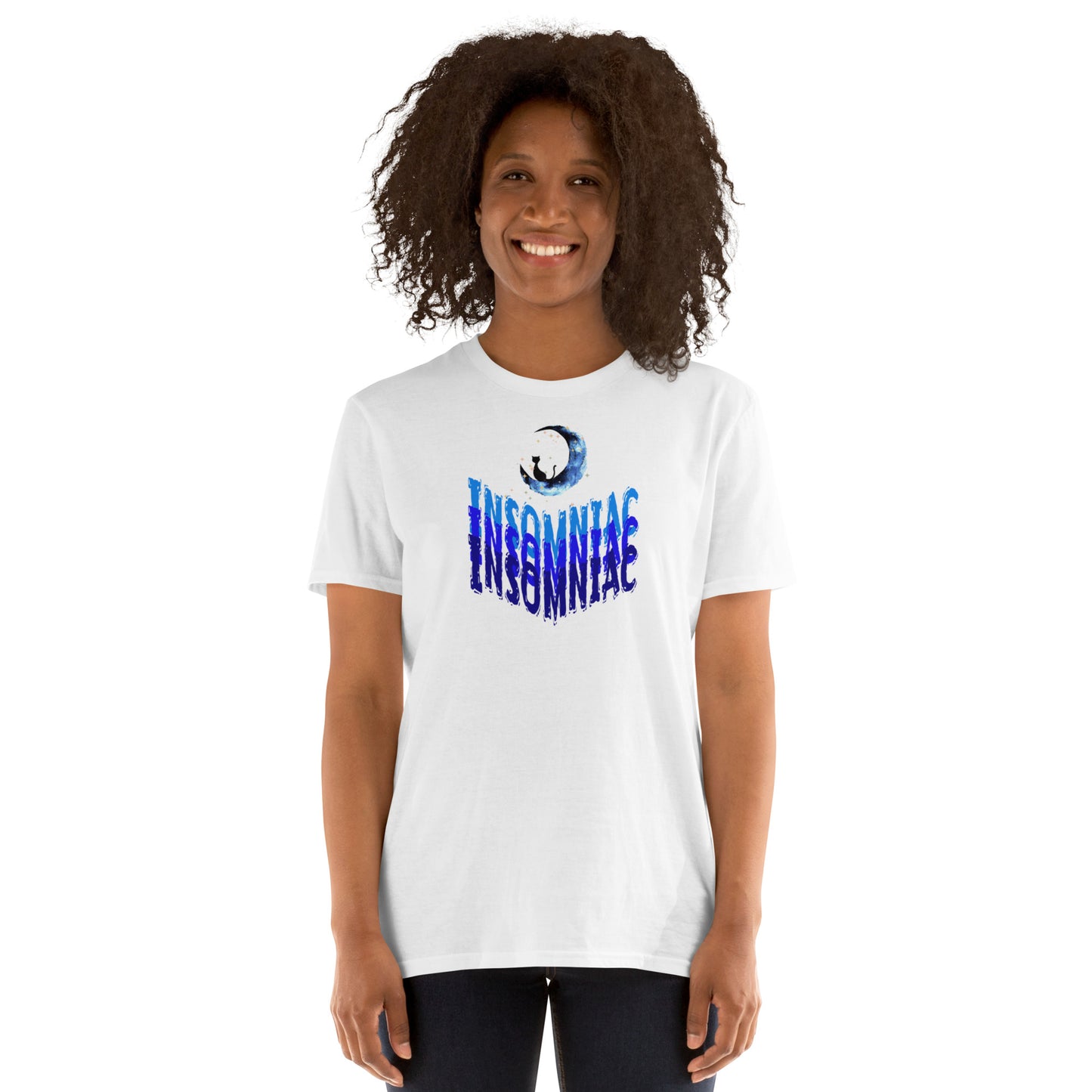 For the Girl Who Doesn't Sleep Insomniac Unisex Tee by EraofInk