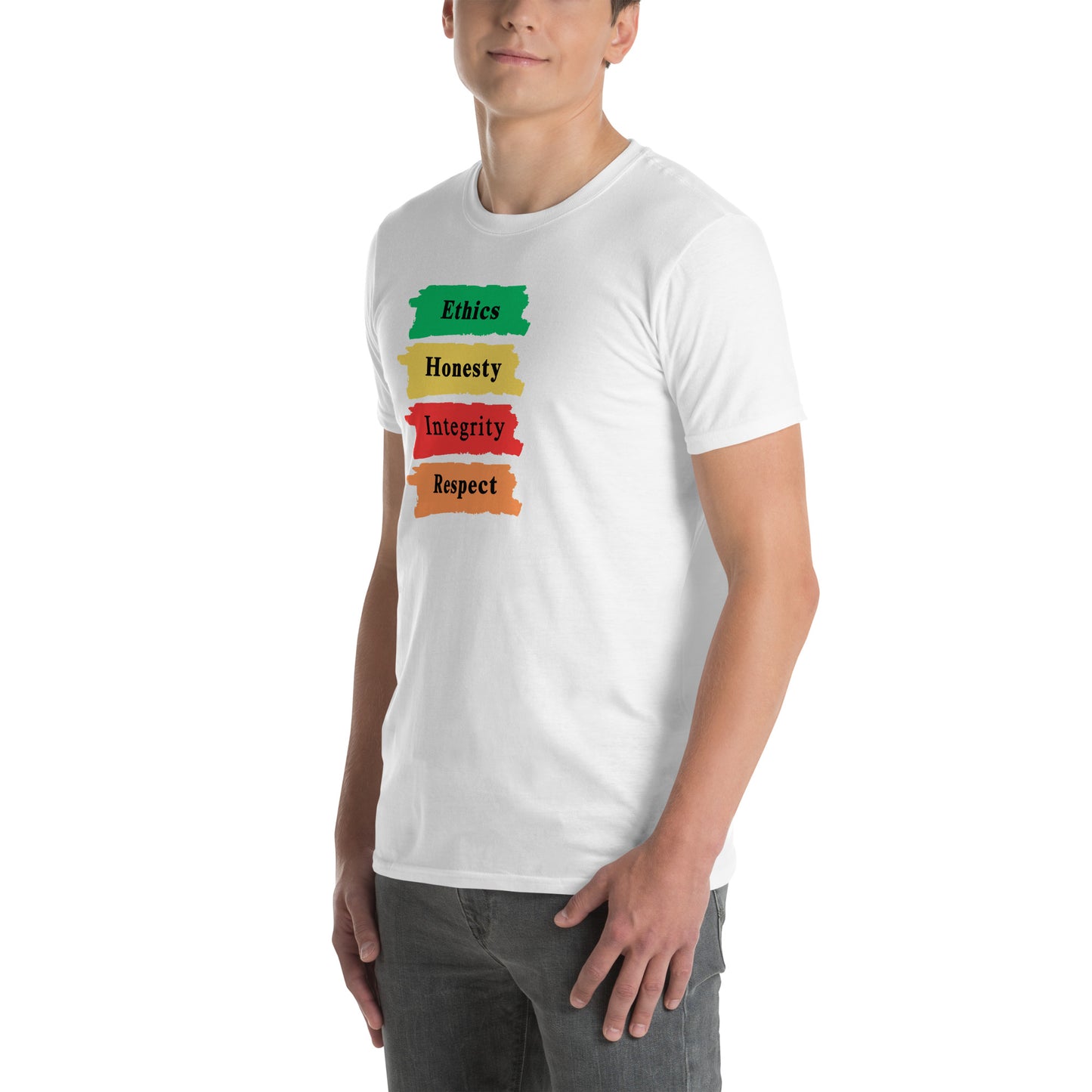 Core Values Ethics Honesty Integrity Respect Unisex Tee by EraofInk