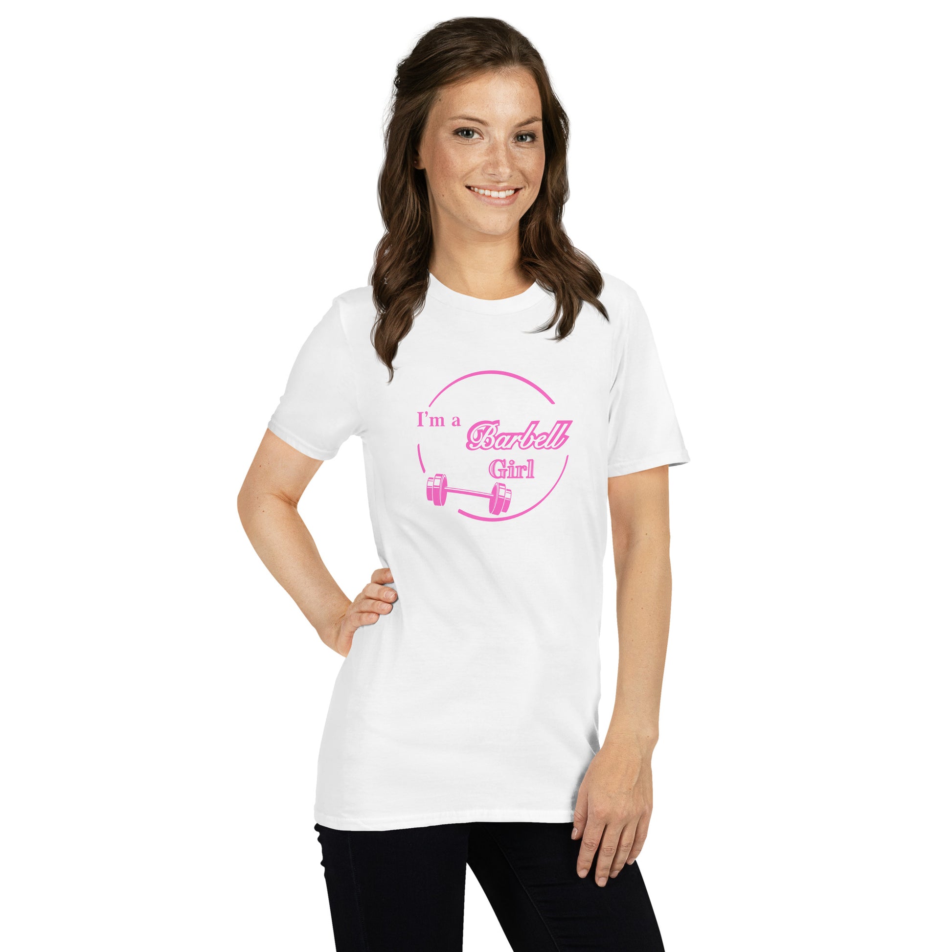 I'm A Barbell Girl Unisex Tee by EraofInk