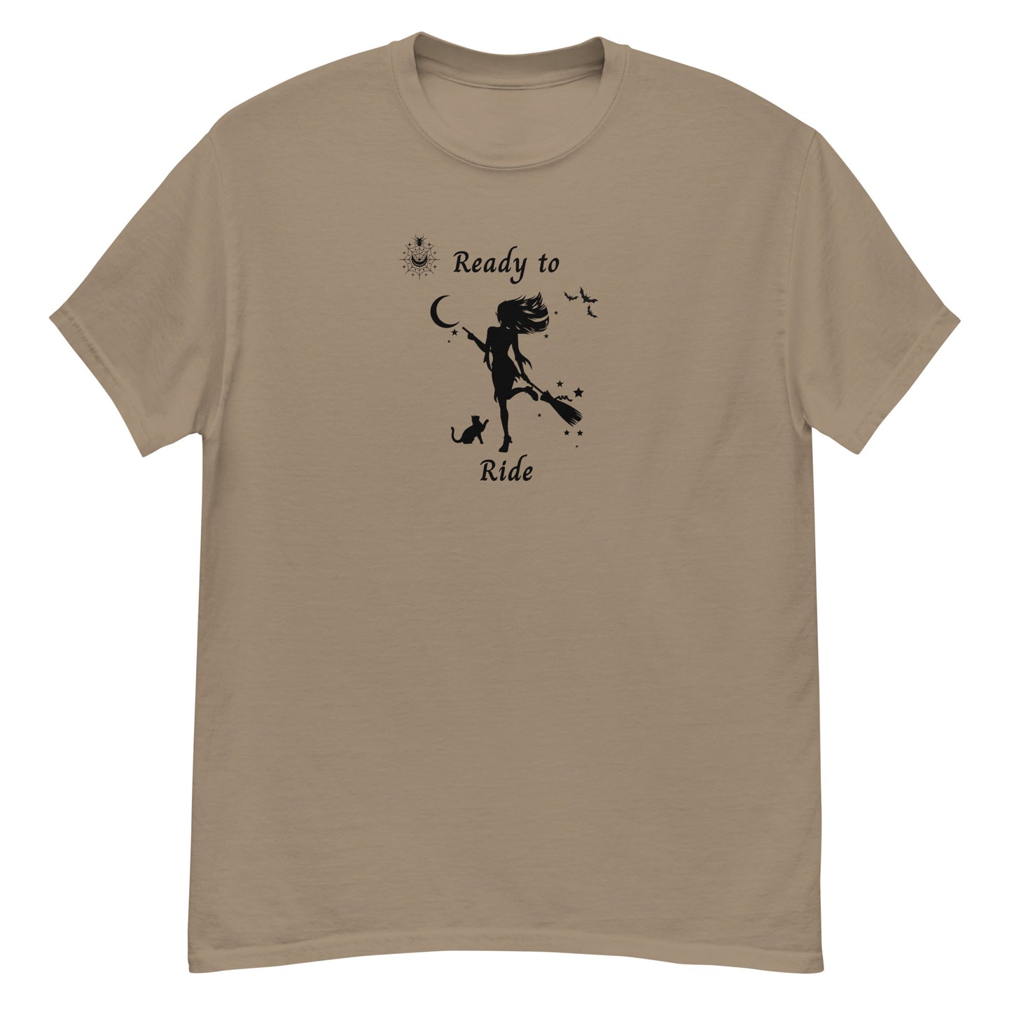 Witch Sexy Halloween Women's Tee Ready to RIDE by EraofInk