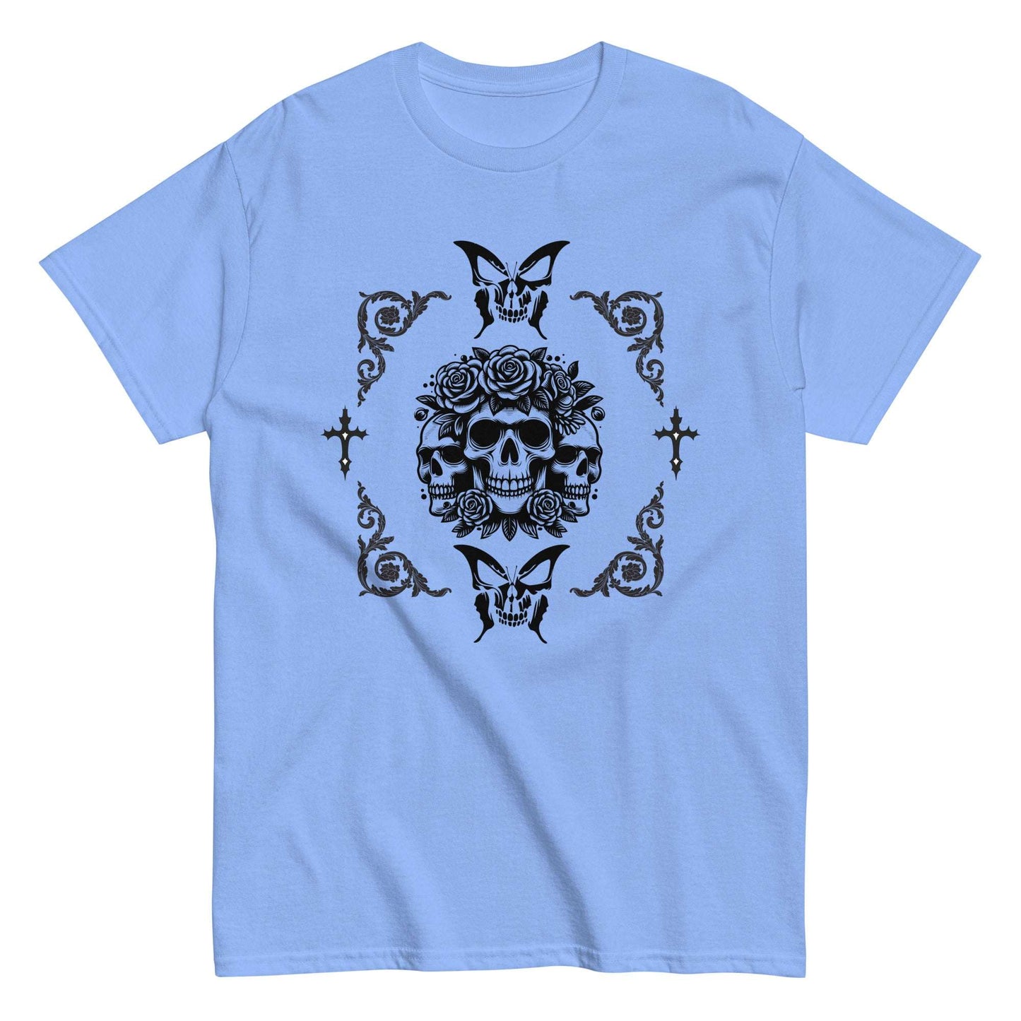 Skulls & Roses Unisex Tee by EraofInk