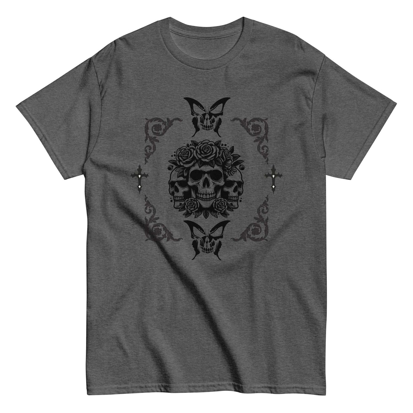 Skulls & Roses Unisex Tee by EraofInk