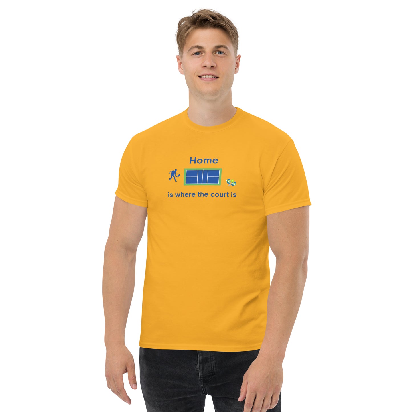 Home is Where the Court Is Unisex Classic Tee by EraofInk