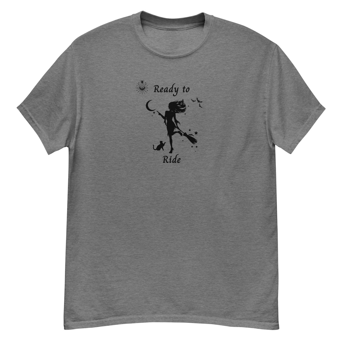 Witch Sexy Halloween Women's Tee Ready to RIDE by EraofInk