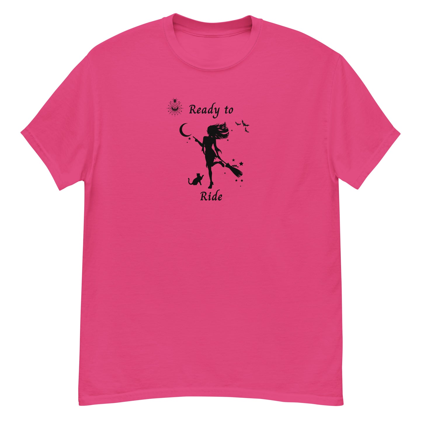 Witch Sexy Halloween Women's Tee Ready to RIDE by EraofInk