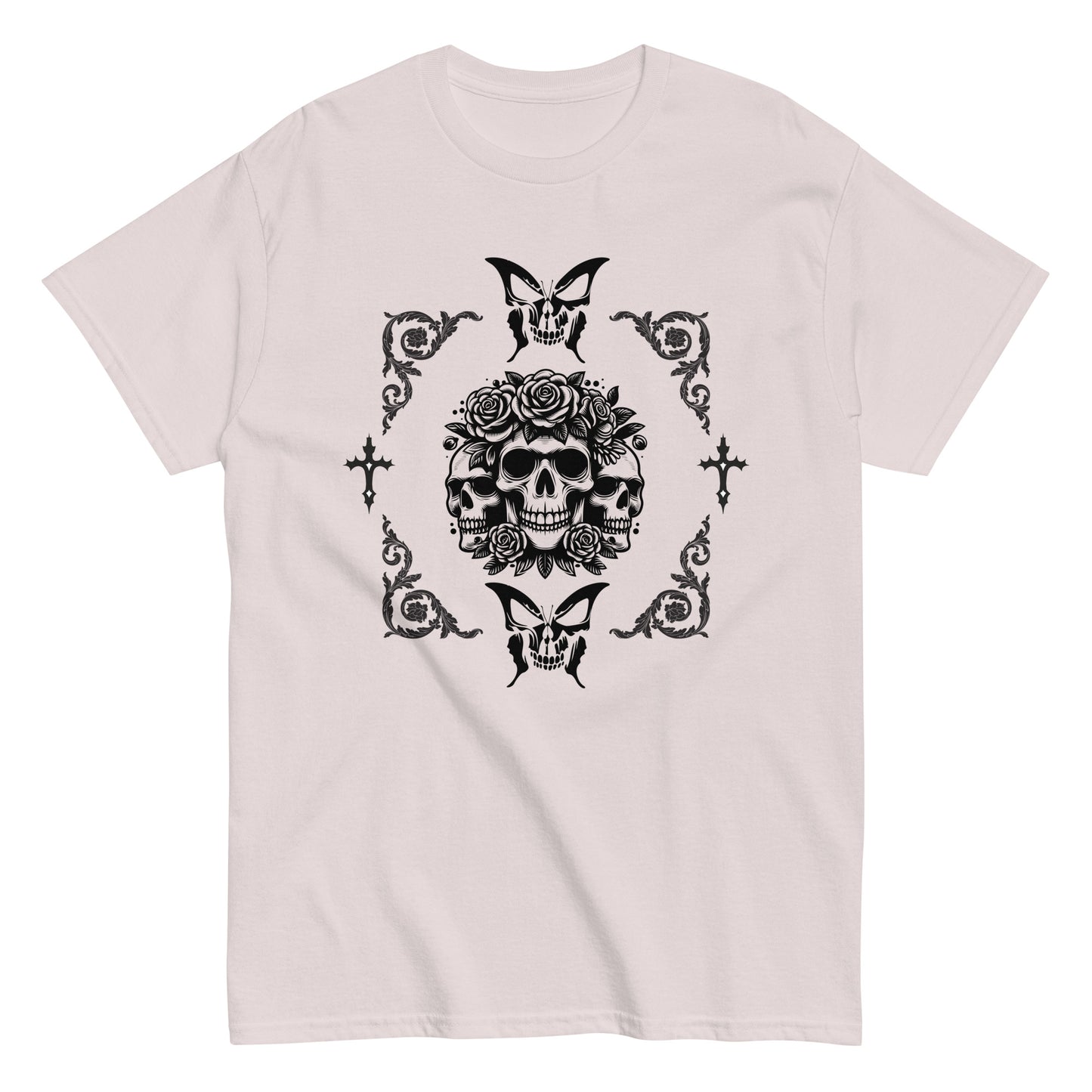 Skulls & Roses Unisex Tee by EraofInk