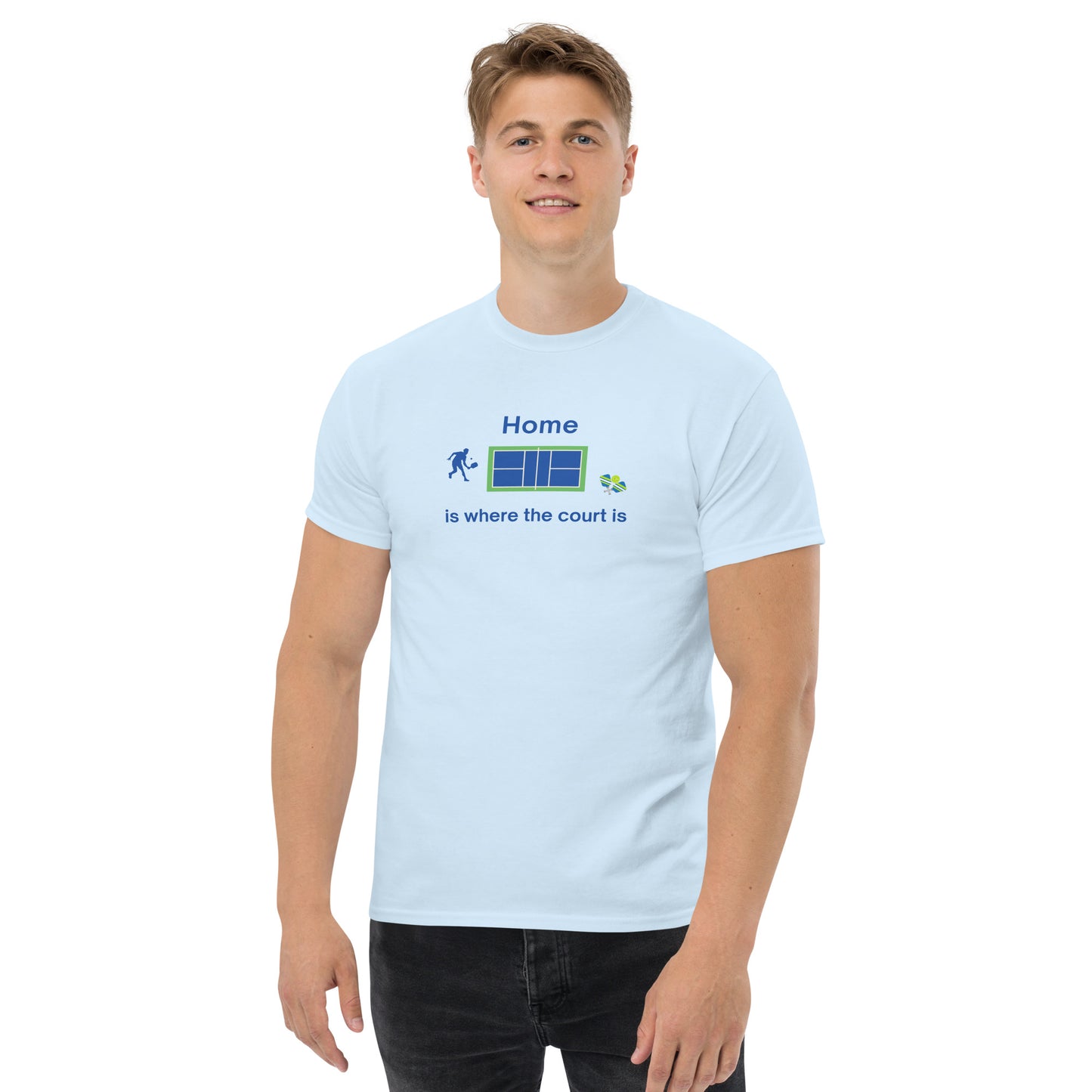 Home is Where the Court Is Unisex Classic Tee by EraofInk