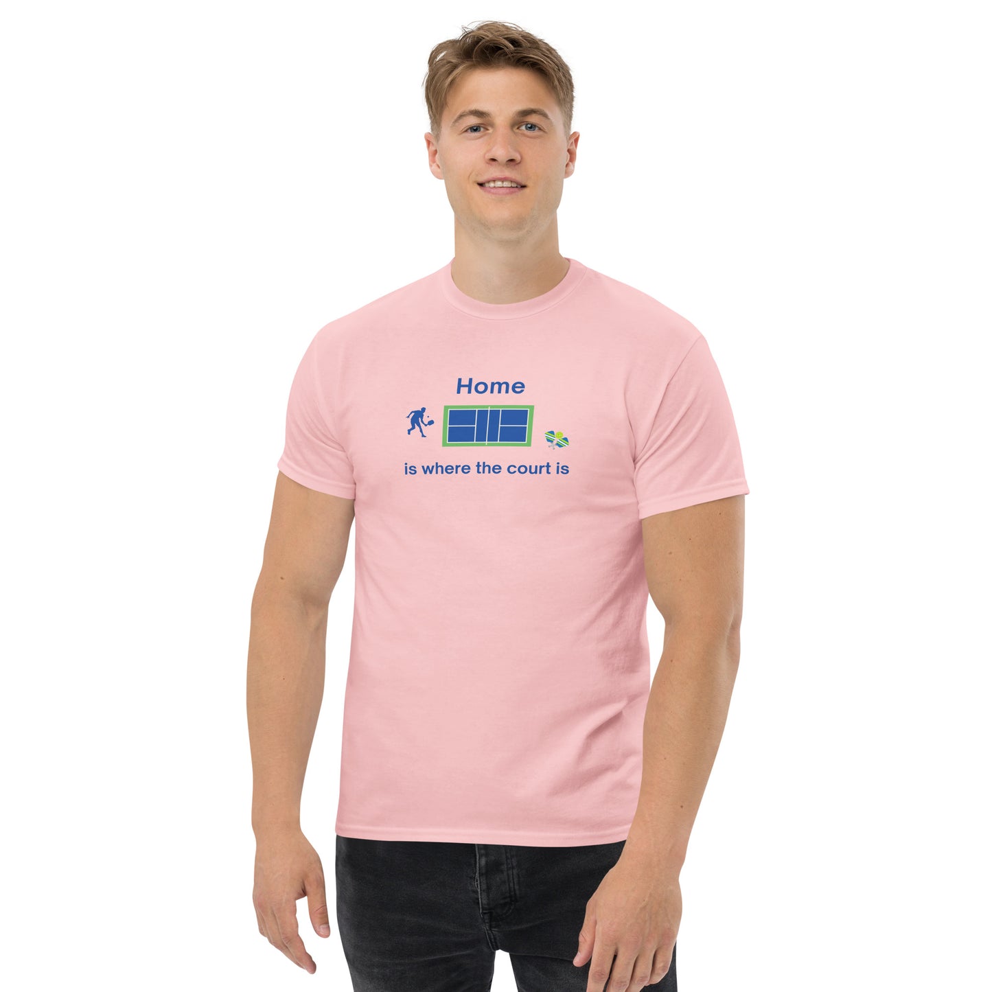 Home is Where the Court Is Unisex Classic Tee by EraofInk