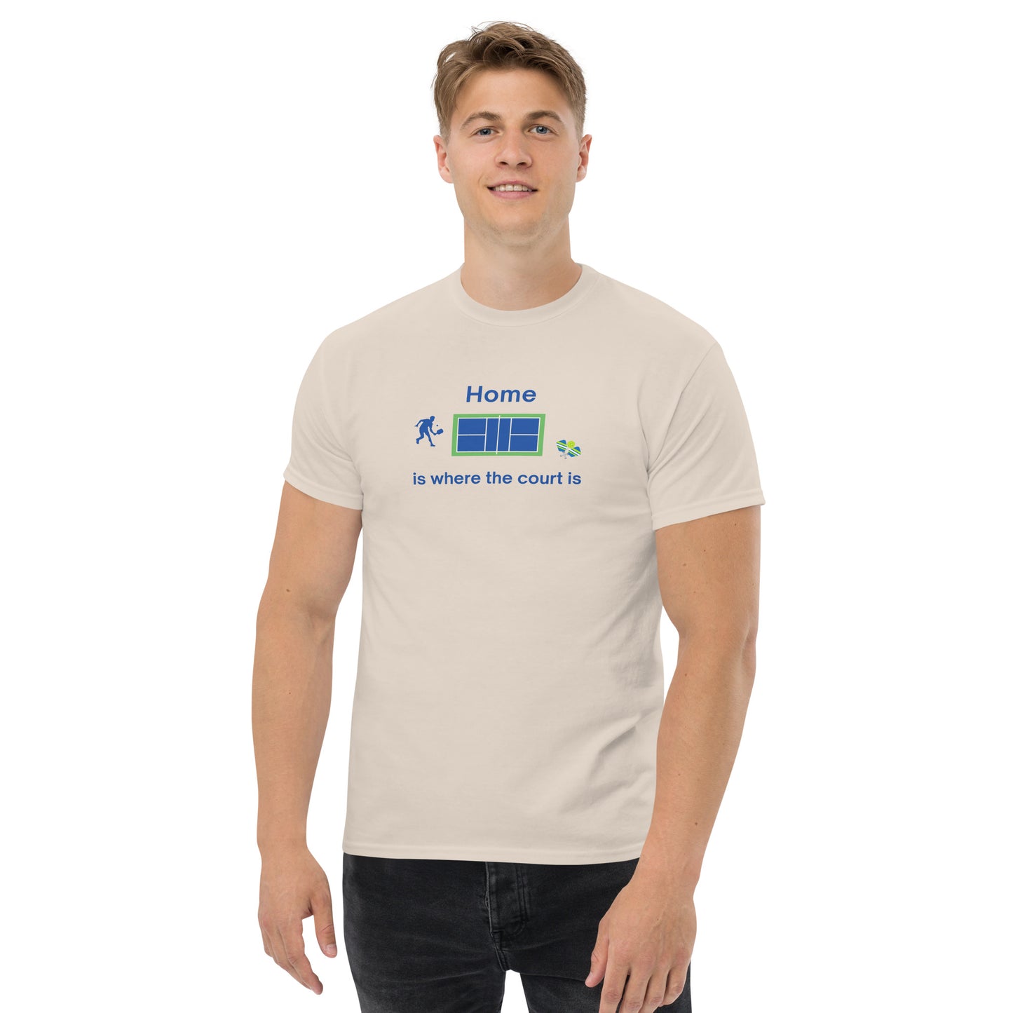 Home is Where the Court Is Unisex Classic Tee by EraofInk