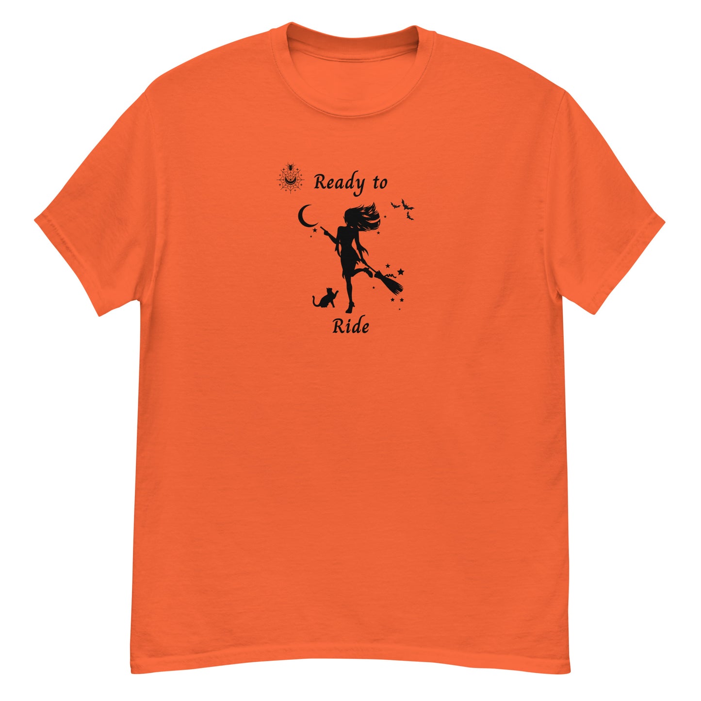 Witch Sexy Halloween Women's Tee Ready to RIDE by EraofInk