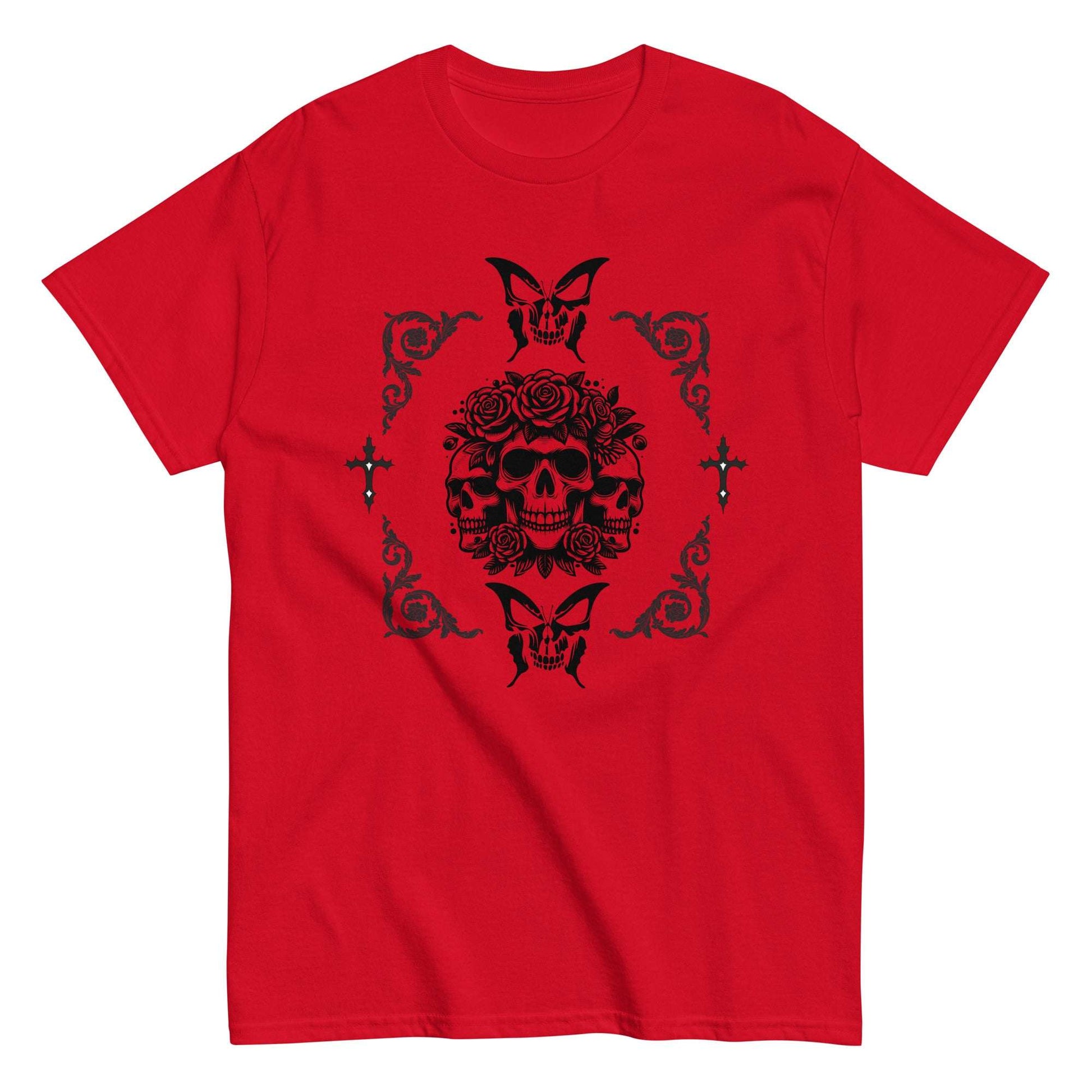 Skulls & Roses Unisex Tee by EraofInk