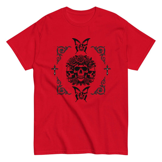 Skulls & Roses Unisex Tee by EraofInk