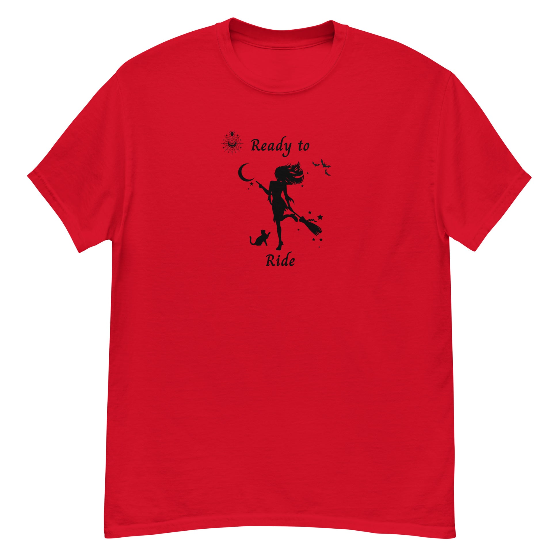 Witch Sexy Halloween Women's Tee Ready to RIDE by EraofInk