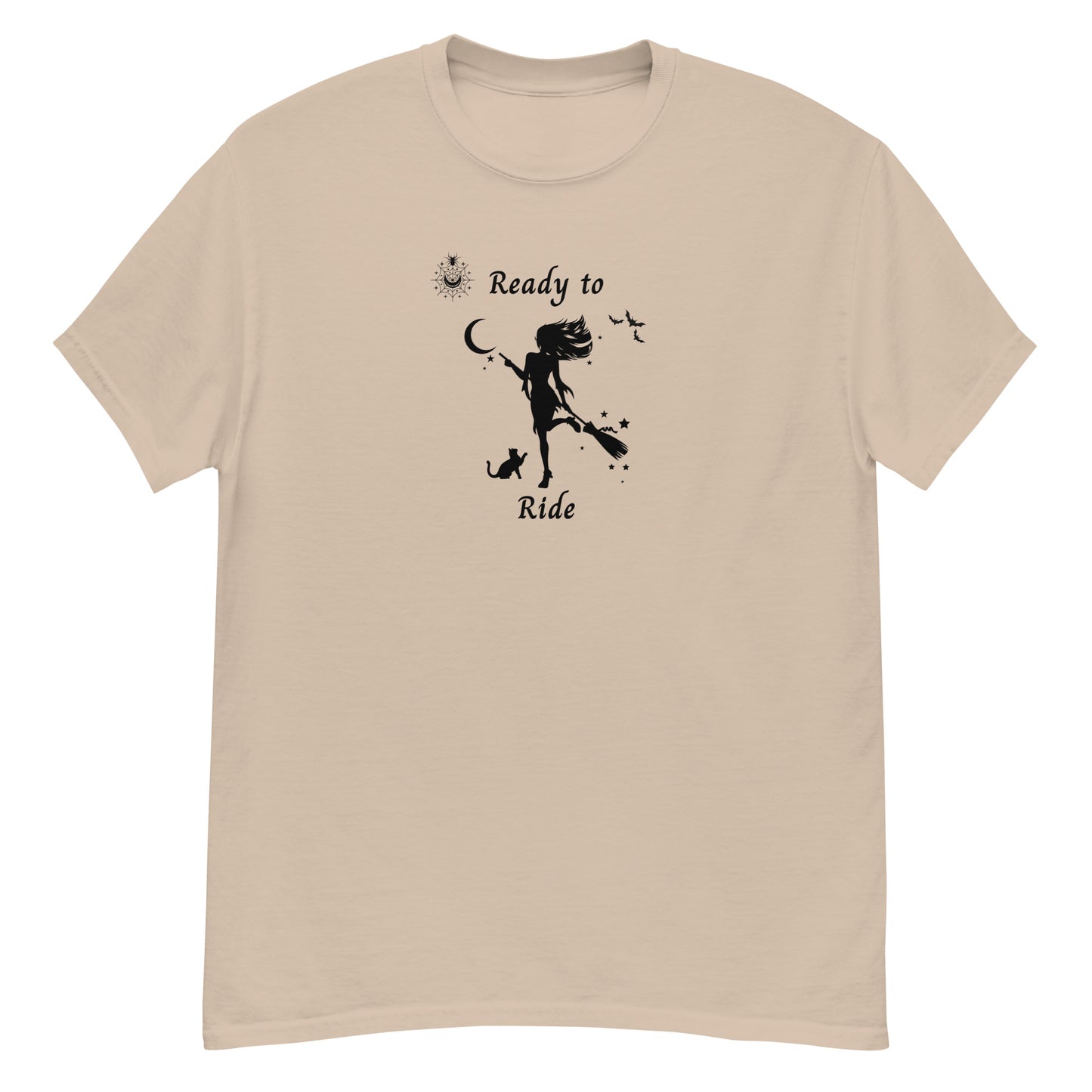 Witch Sexy Halloween Women's Tee Ready to RIDE by EraofInk