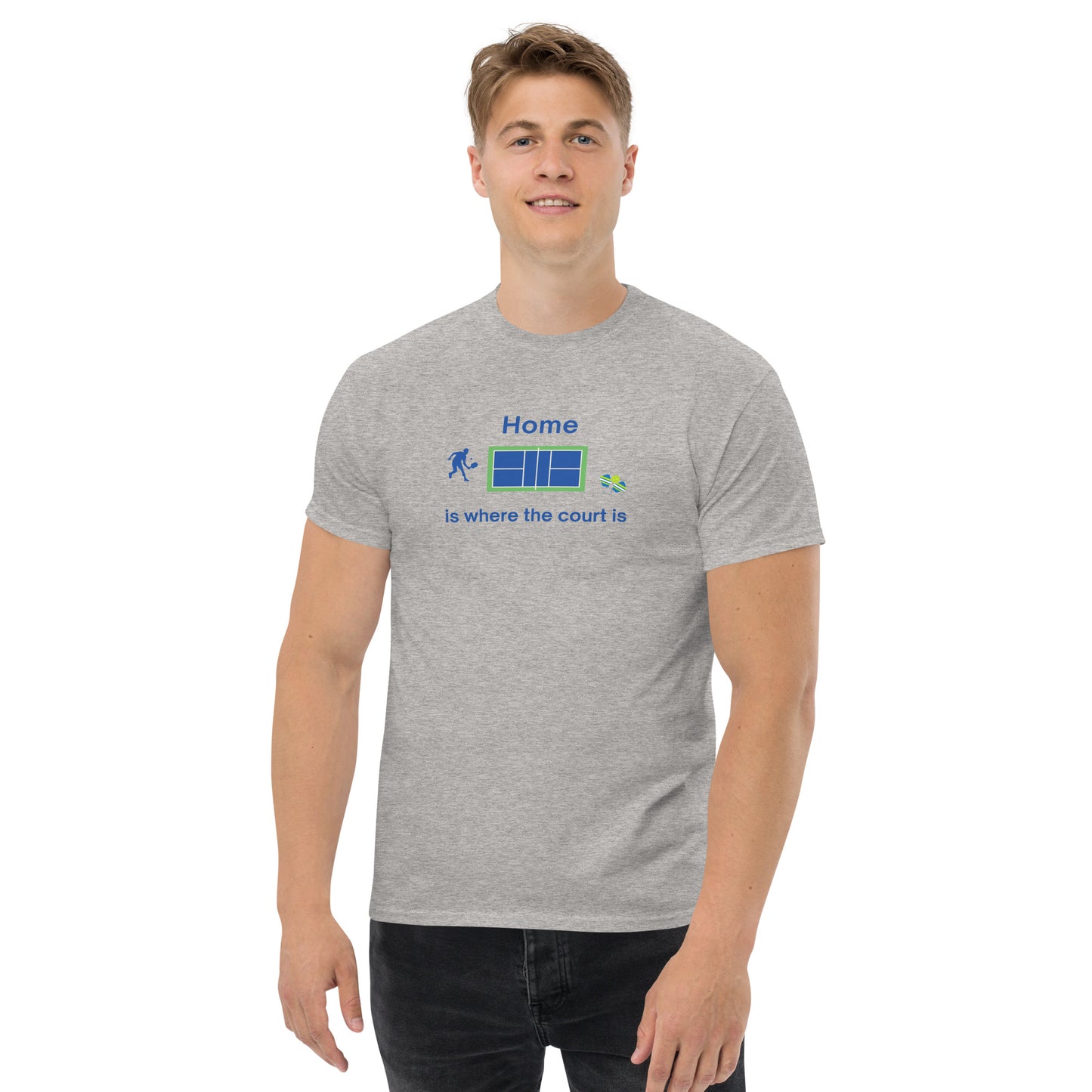 Home is Where the Court Is Unisex Classic Tee by EraofInk