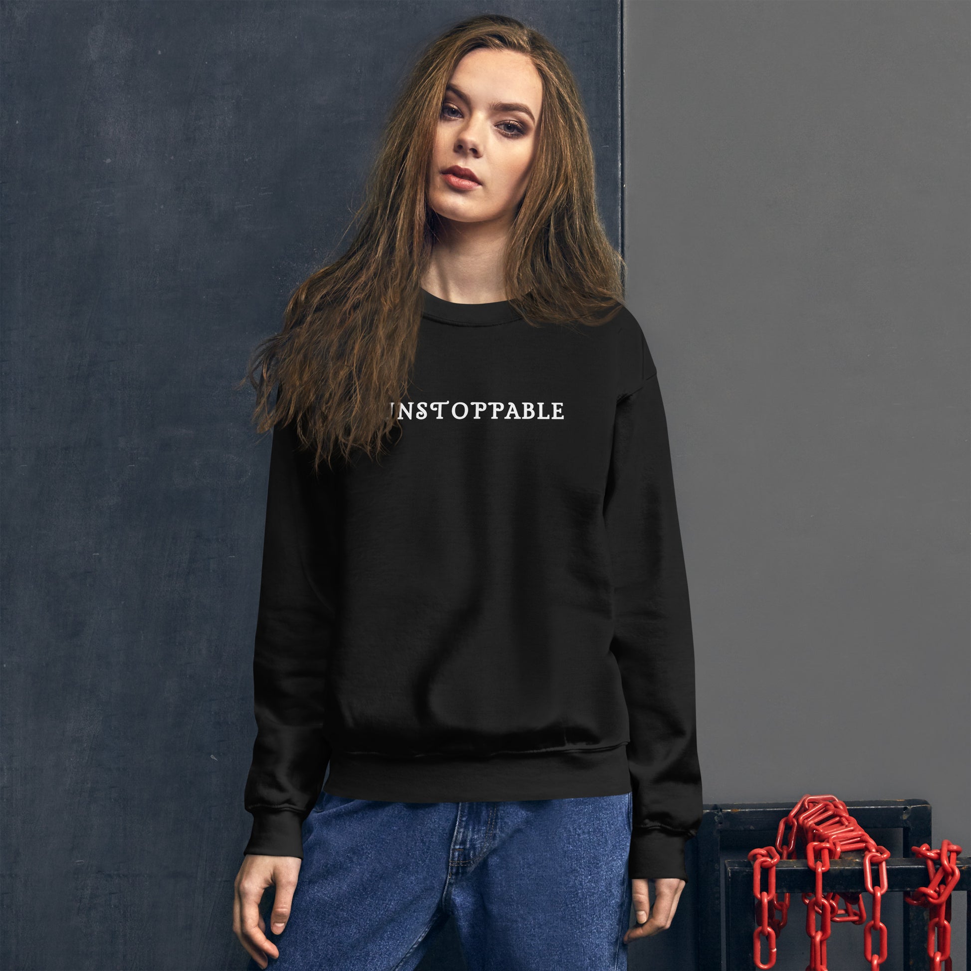 Unstoppable Unisex Sweatshirt by EraofInk
