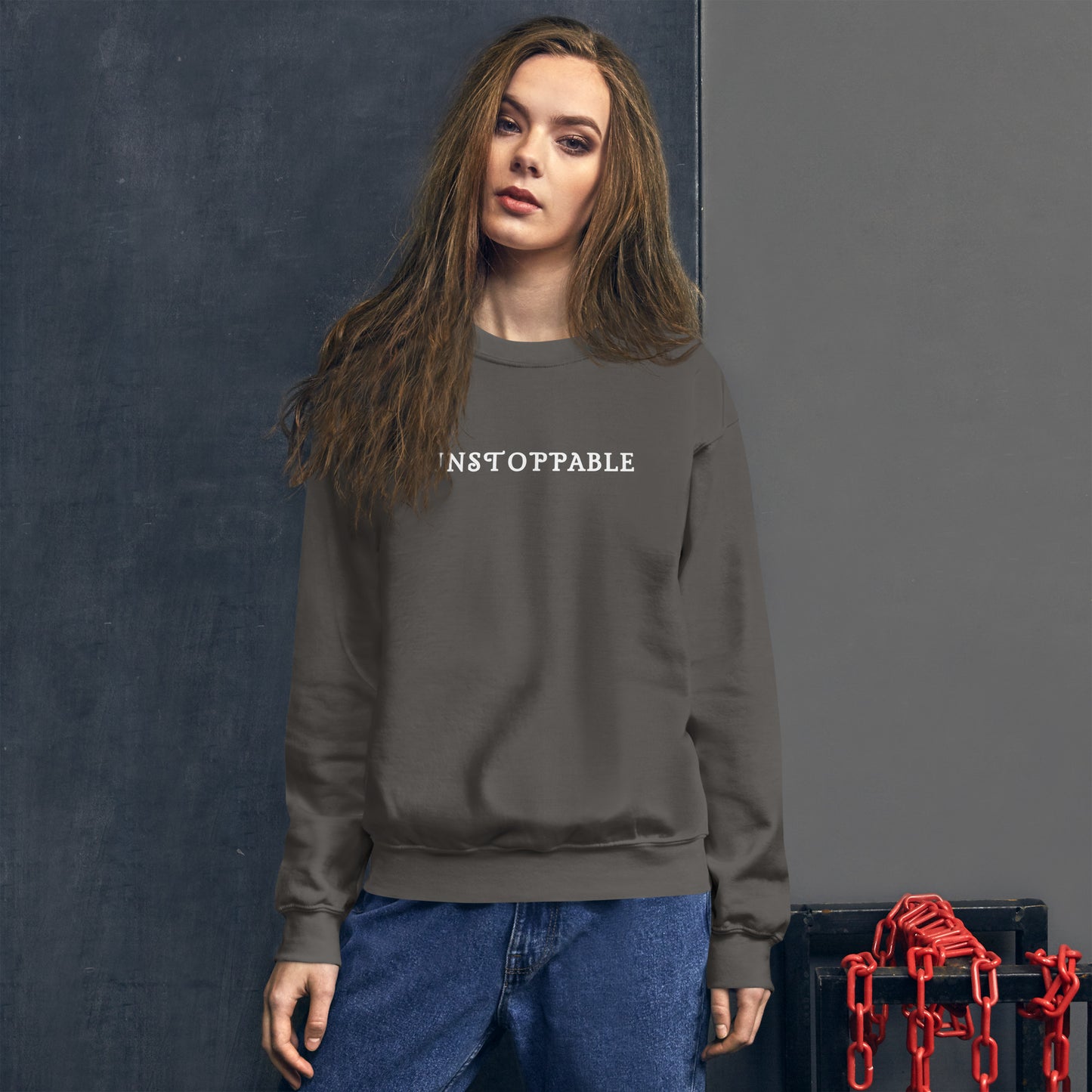 Unstoppable Unisex Sweatshirt by EraofInk