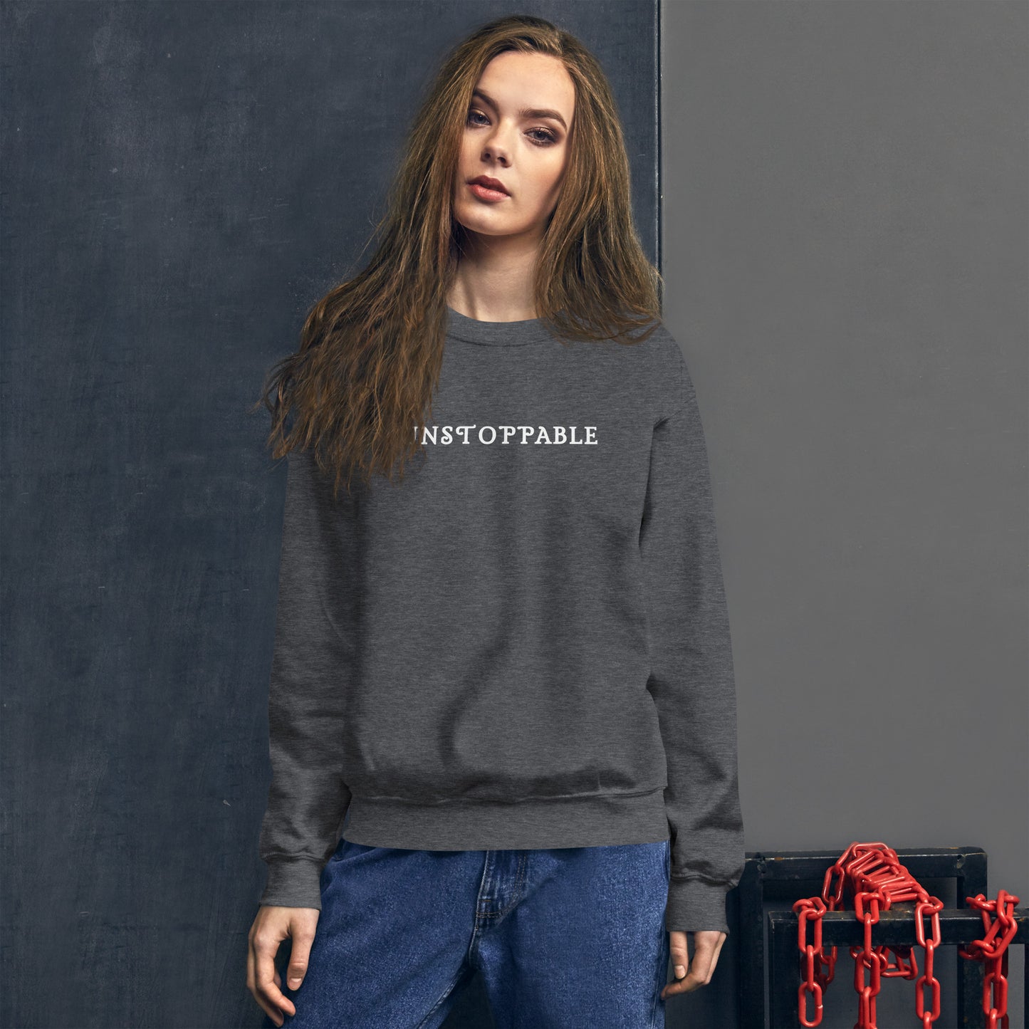 Unstoppable Unisex Sweatshirt by EraofInk