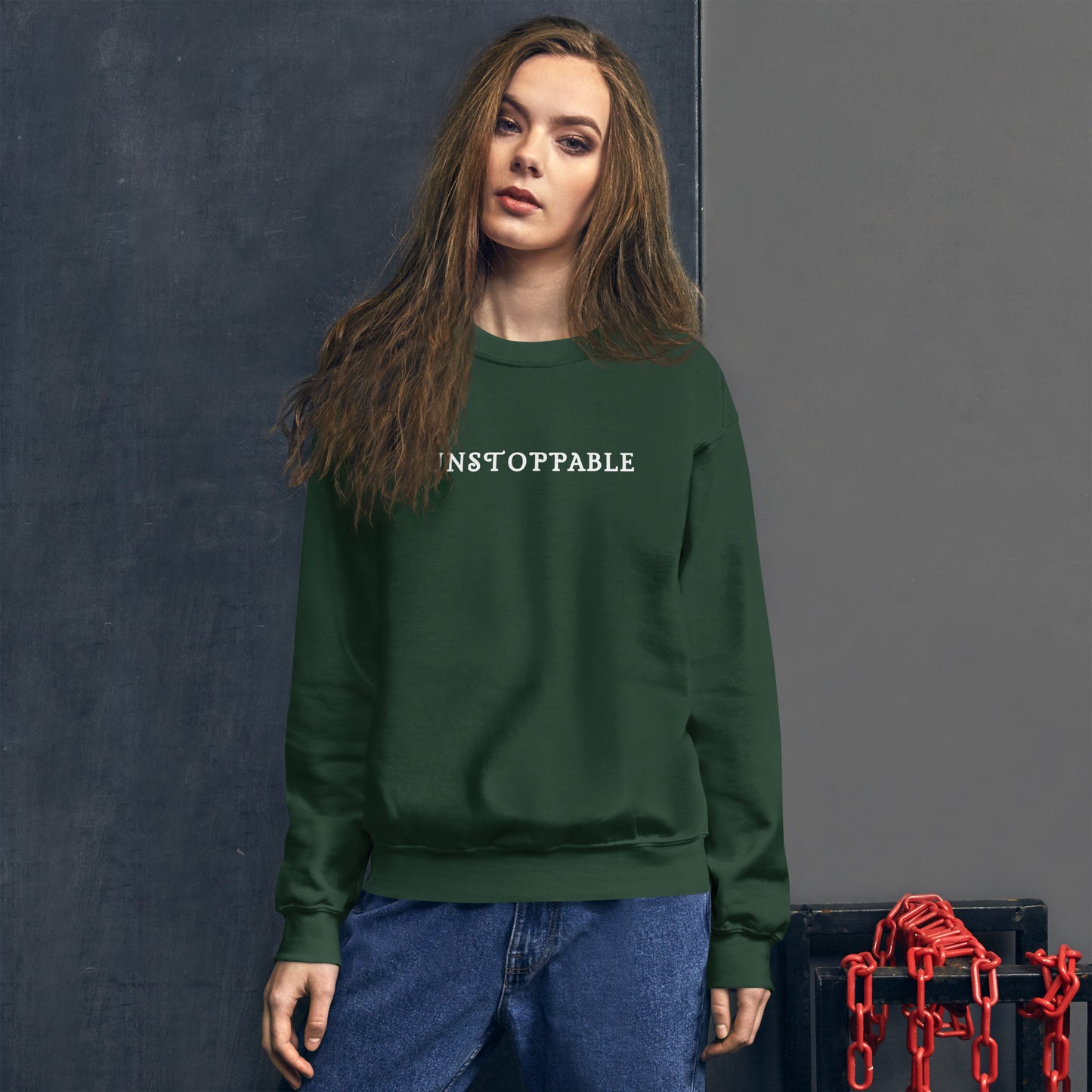 Unstoppable Unisex Sweatshirt by EraofInk