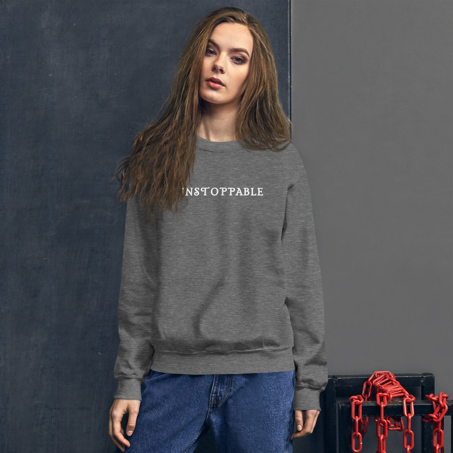 Unstoppable Unisex Sweatshirt by EraofInk