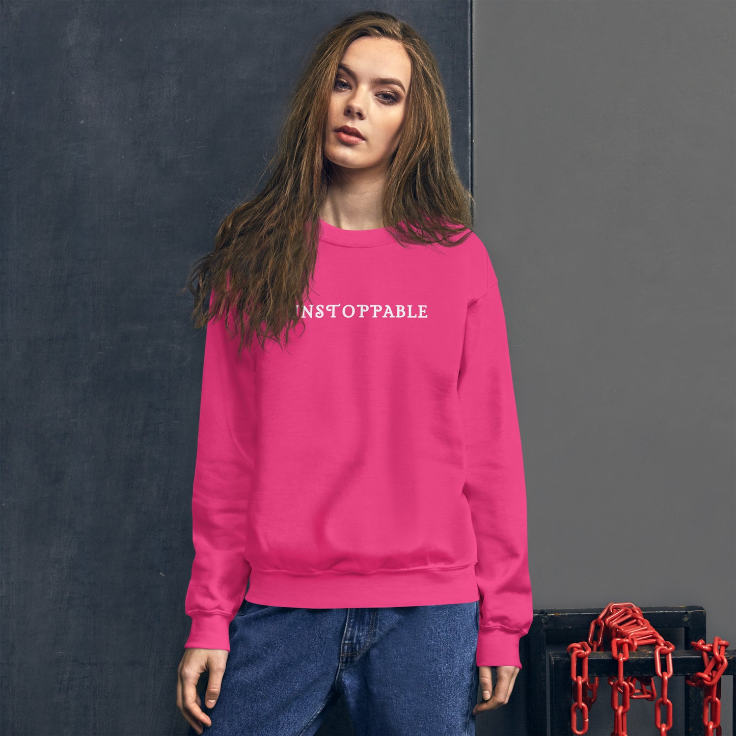 Unstoppable Unisex Sweatshirt by EraofInk