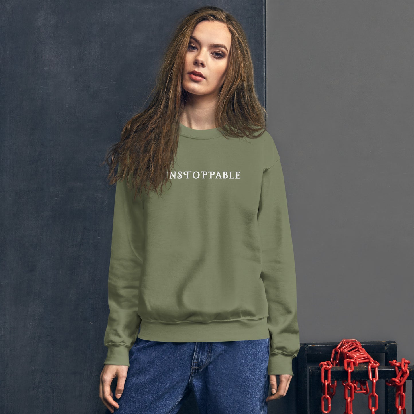 Unstoppable Unisex Sweatshirt by EraofInk