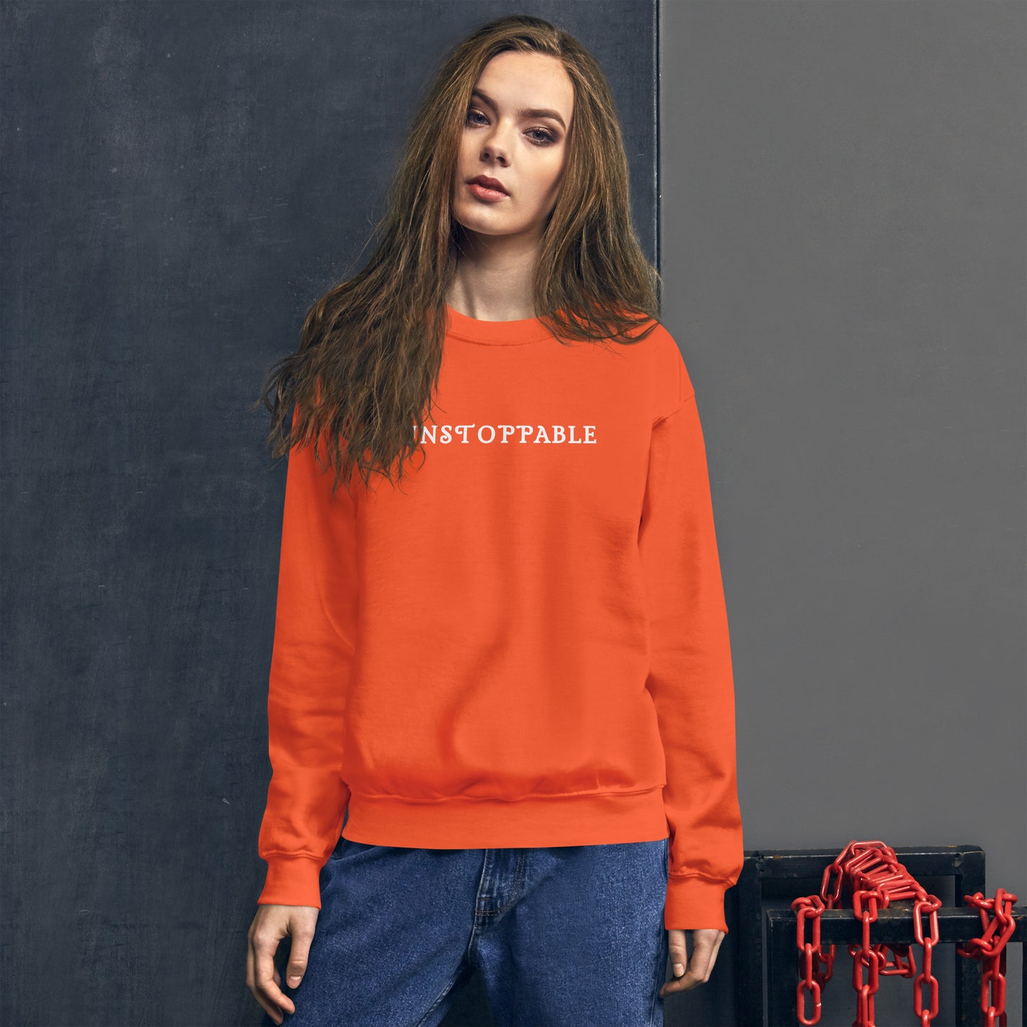 Unstoppable Unisex Sweatshirt by EraofInk