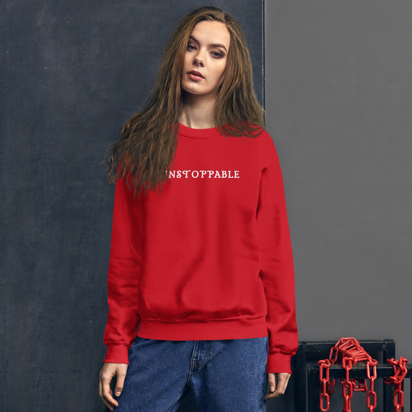 Unstoppable Unisex Sweatshirt by EraofInk