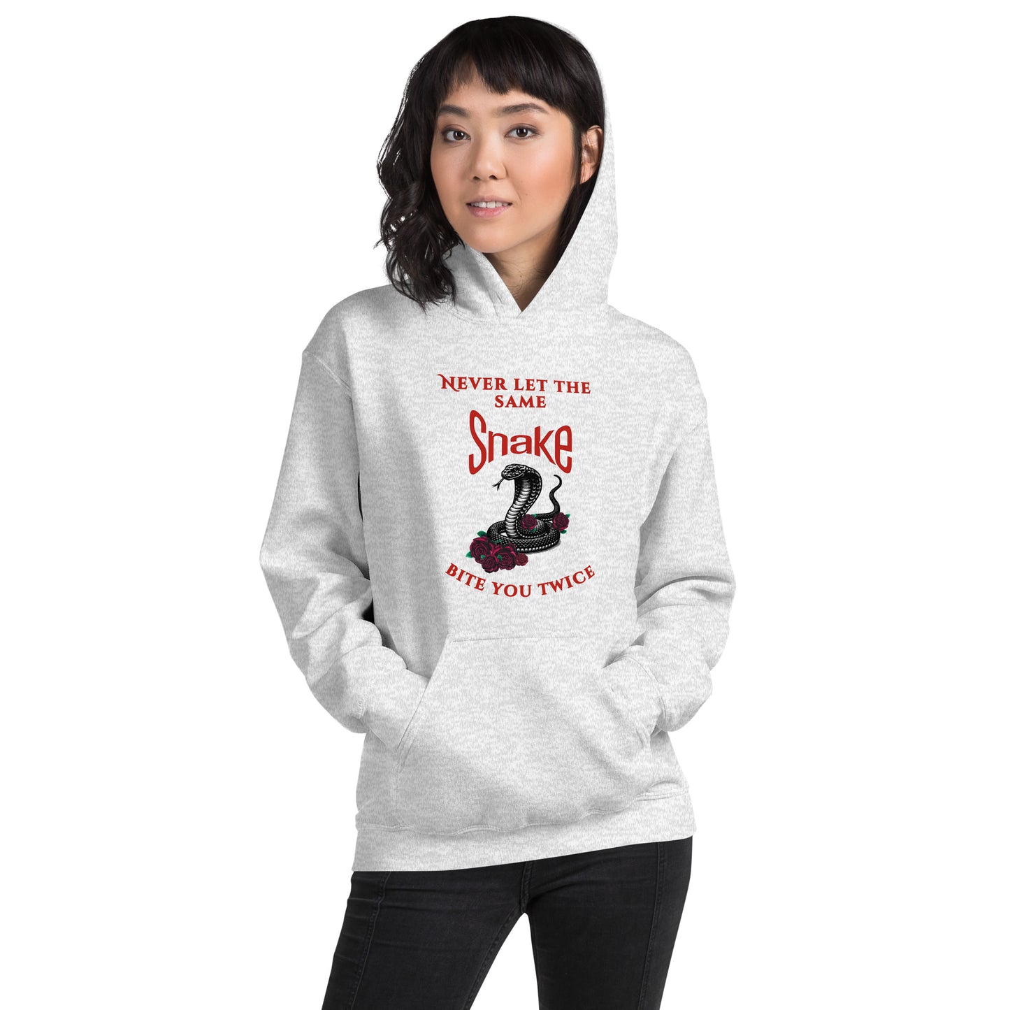 Never let the same snake bite you twice - Unisex Hoodie - by RecreatingKrista