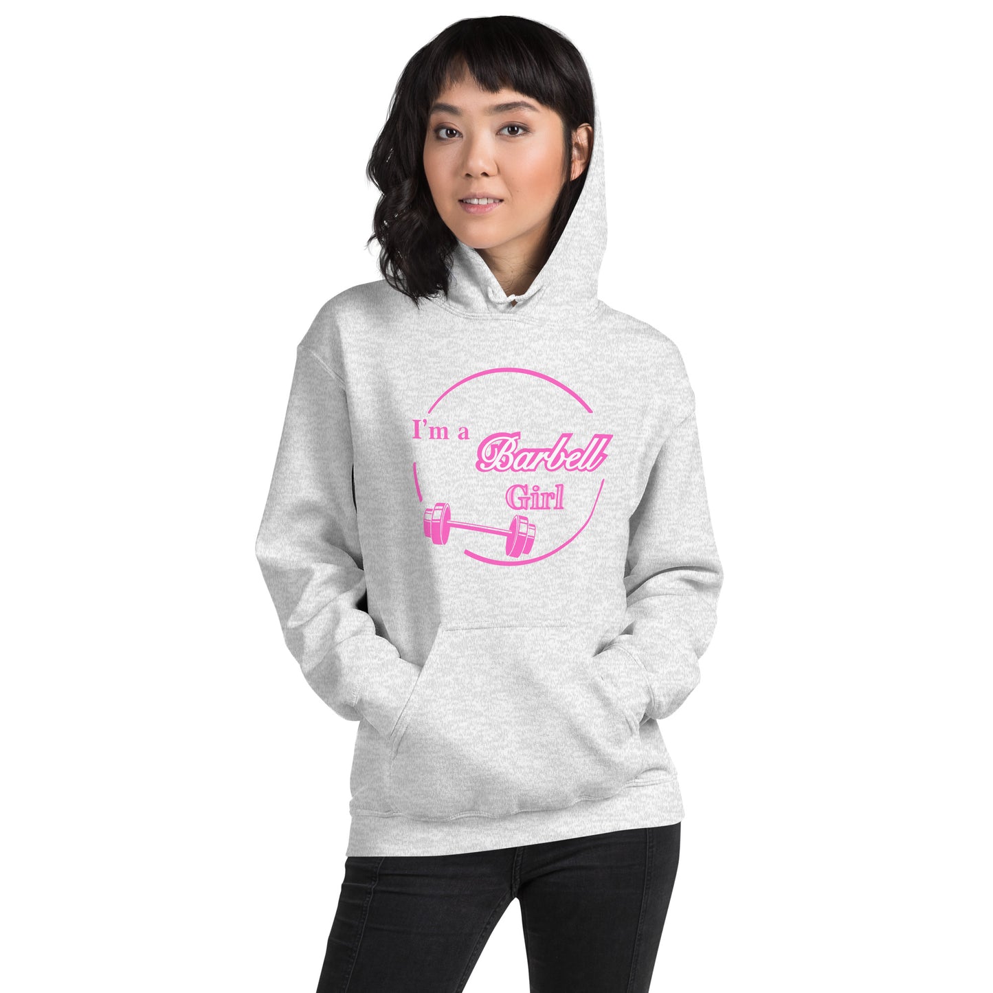 I'm A Barbell Girl Unisex Hoodie by EraofInk