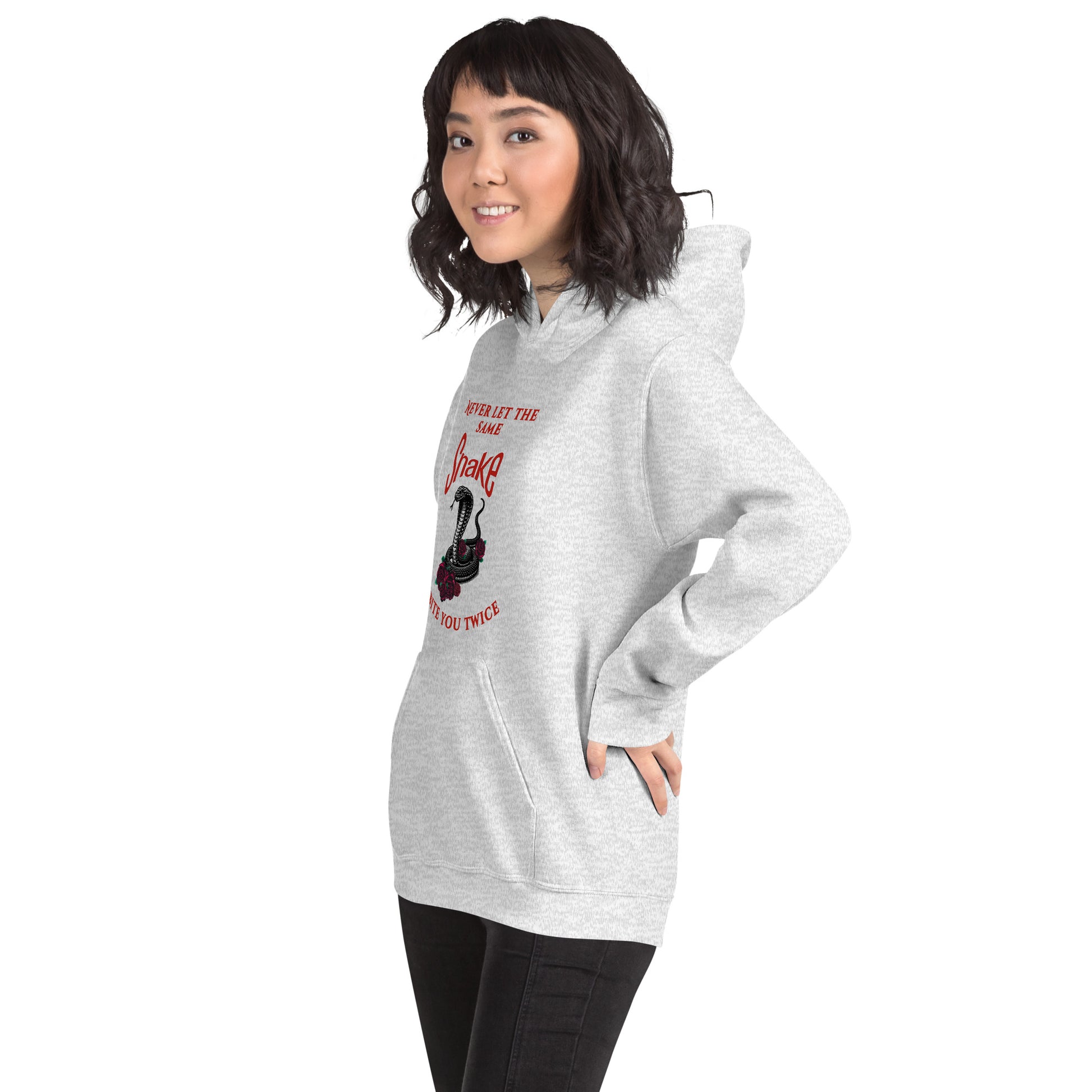 Never let the same snake bite you twice - Unisex Hoodie - by RecreatingKrista