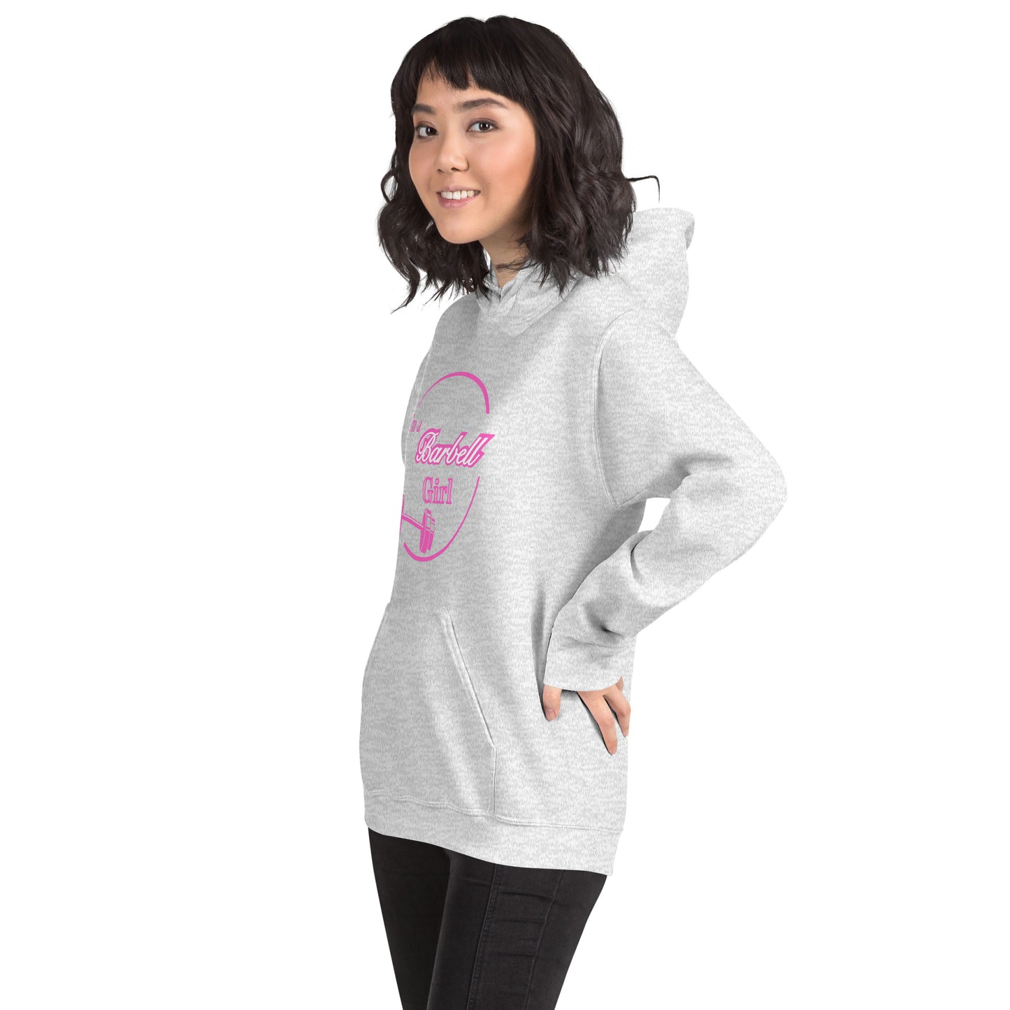I'm A Barbell Girl Unisex Hoodie by EraofInk