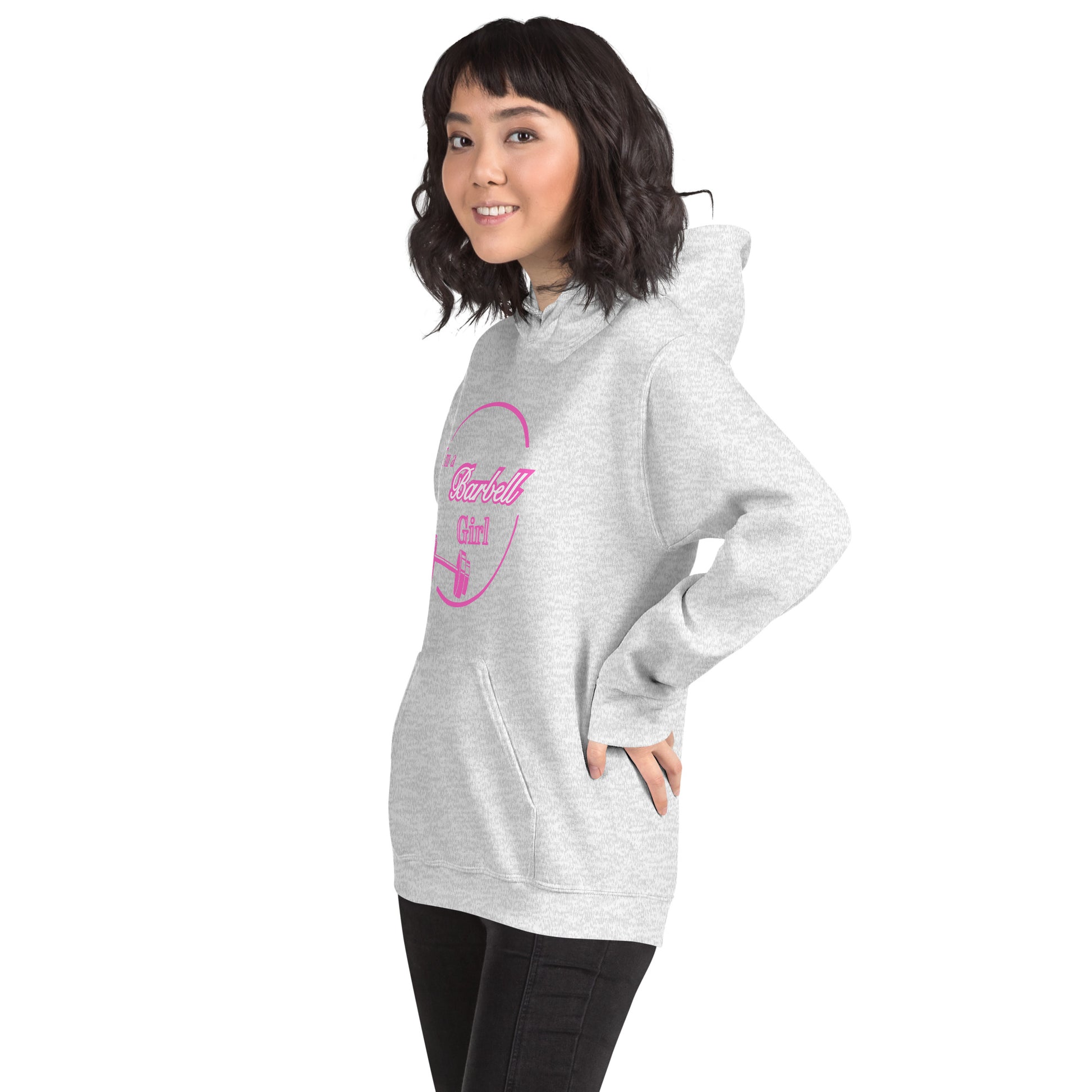 I'm A Barbell Girl Unisex Hoodie by EraofInk