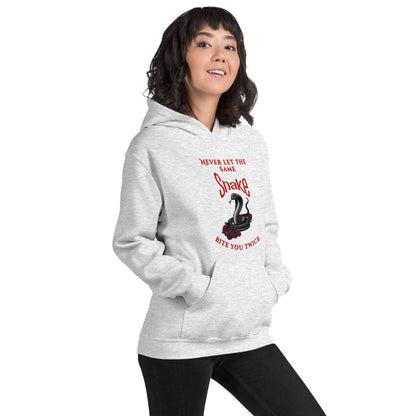 Never let the same snake bite you twice - Unisex Hoodie - by RecreatingKrista