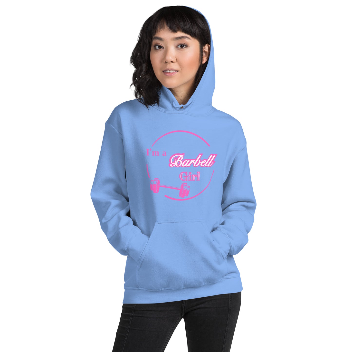 I'm A Barbell Girl Unisex Hoodie by EraofInk