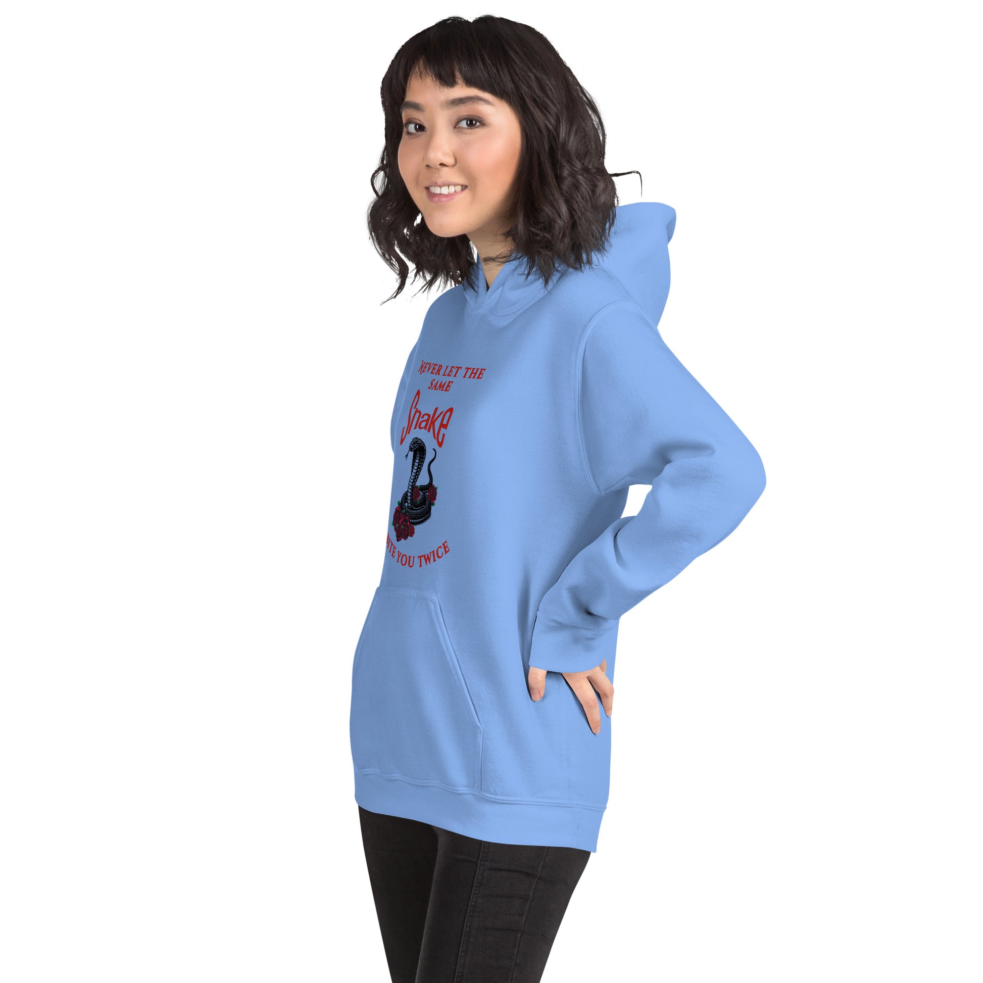 Never let the same snake bite you twice - Unisex Hoodie - by RecreatingKrista