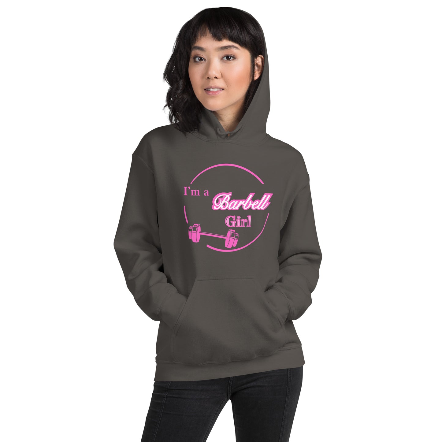 I'm A Barbell Girl Unisex Hoodie by EraofInk