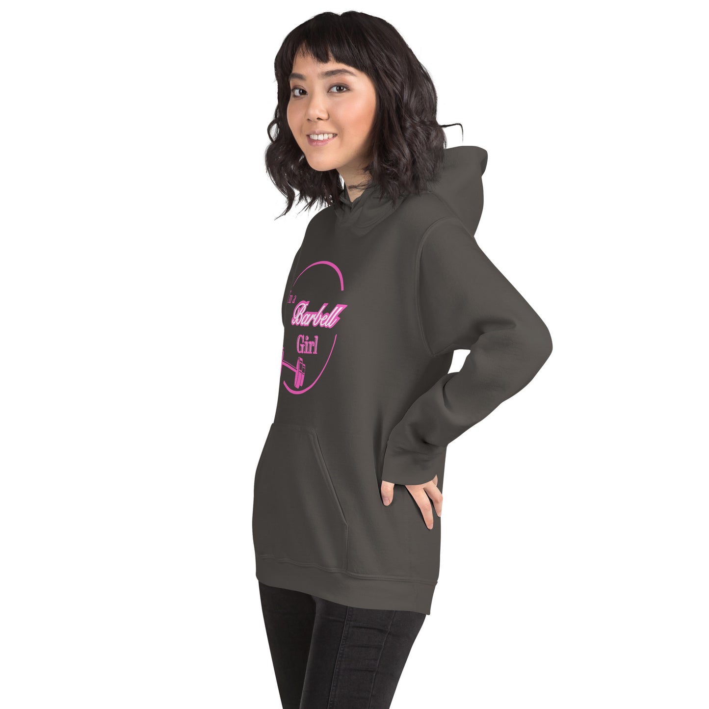 I'm A Barbell Girl Unisex Hoodie by EraofInk
