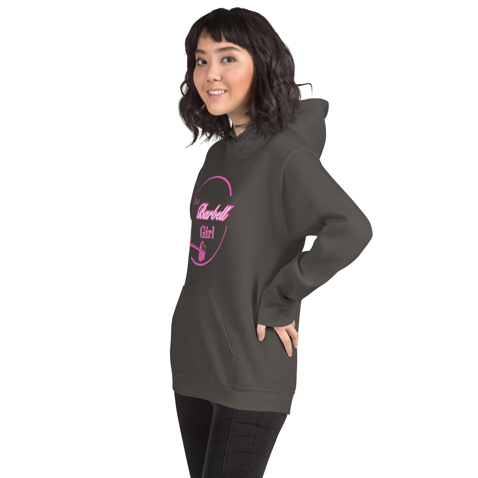I'm A Barbell Girl Unisex Hoodie by EraofInk