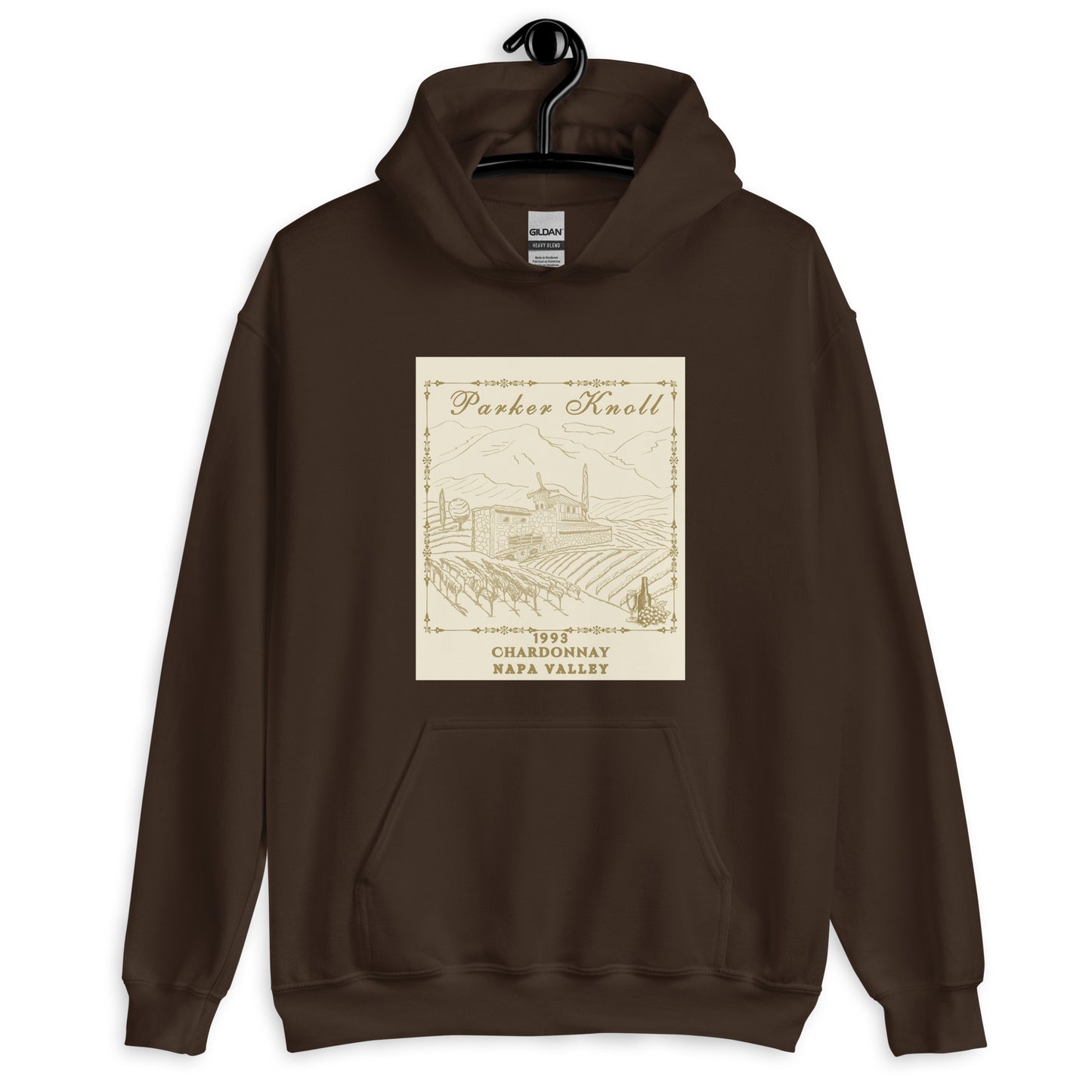 Parker Knoll Chardonnay Vineyard Unisex Hoodie by EraofInk