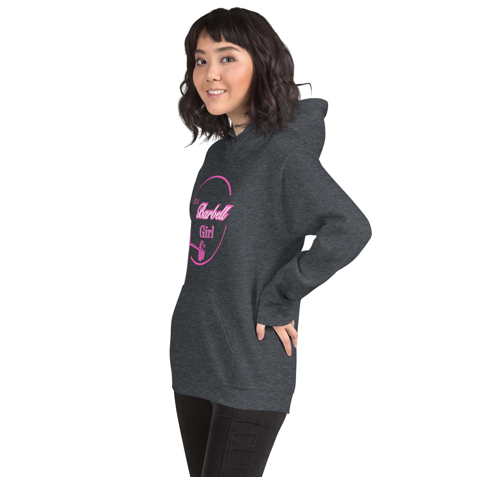 I'm A Barbell Girl Unisex Hoodie by EraofInk